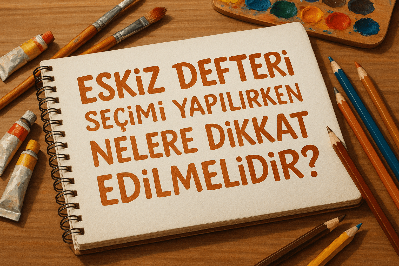 Eskiz Defteri Seçimi Yapılırken Nelere Dikkat Edilmelidir?
