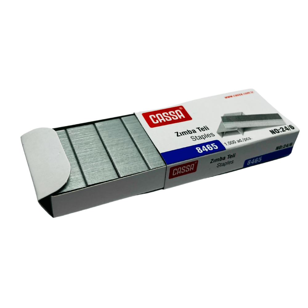 Cassa Zımba Teli No: 24/6 Gri 1 paket (Üretici Kod: 8465)