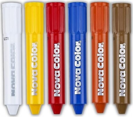 Nova Color Yüz Boyası 6 Renk 16 gr. Kod:NC-212