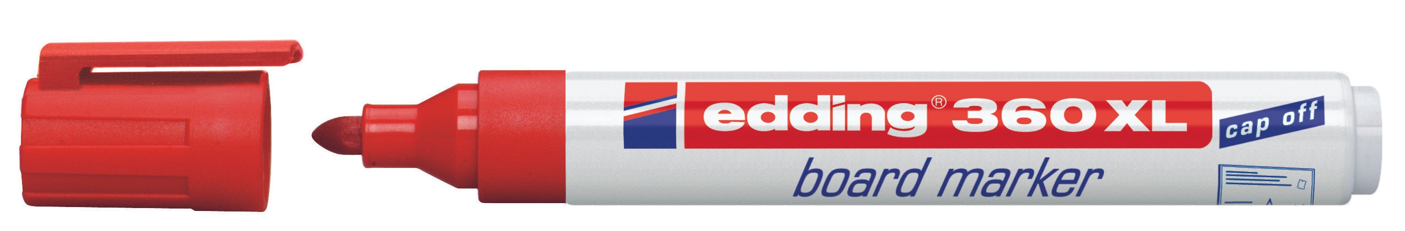 Edding Beyaz Tahta Kalemi 360 XL Kırmızı 1 Adet Doldurulabilir