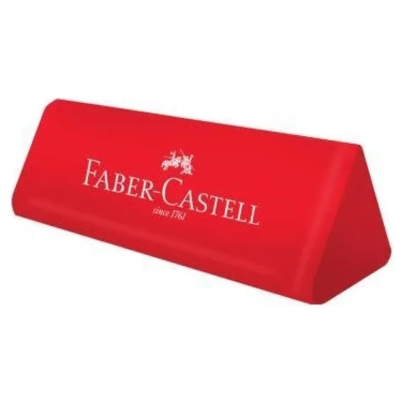 Faber-Castell Silgi Üçgen Kırmızı Dust Free