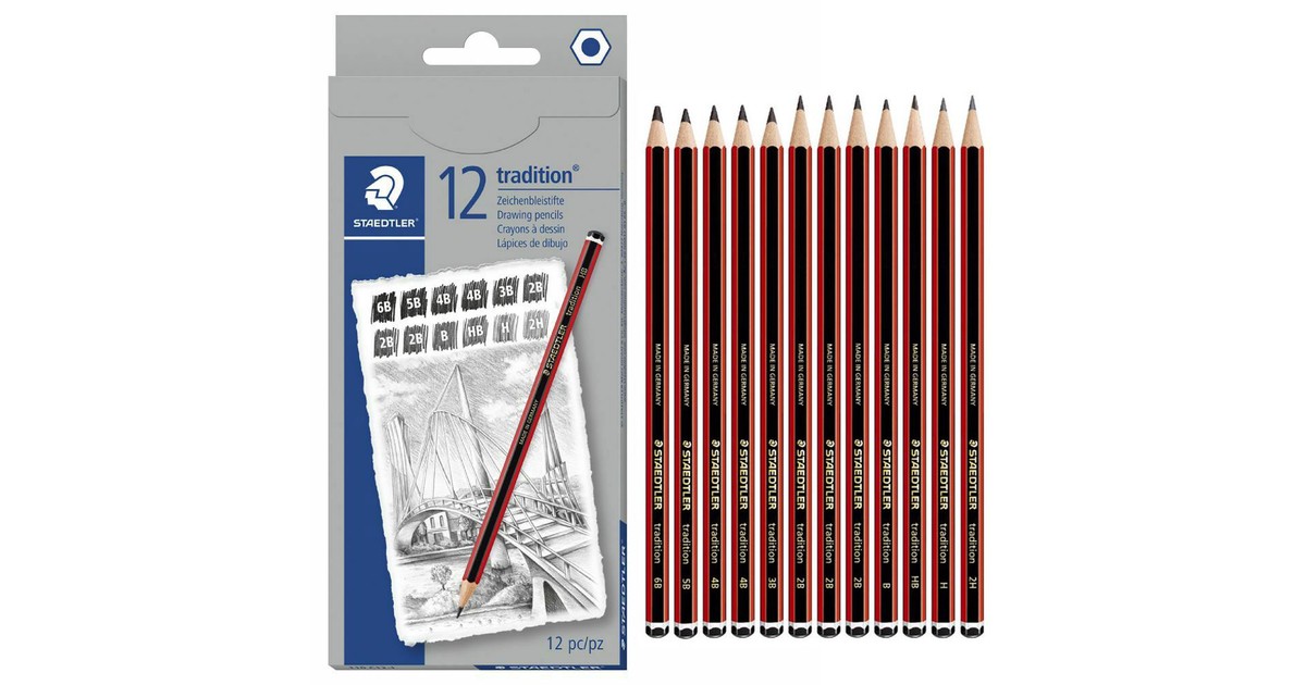 Staedtler Dereceli Resim Kalemi 12'li Set Tradition Kod: 110C12-1