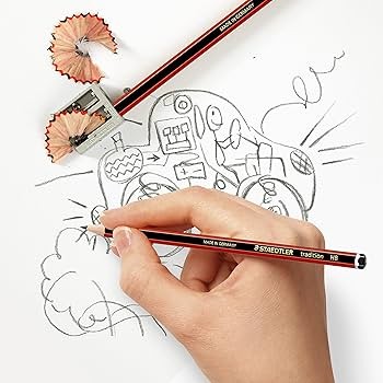 Staedtler Dereceli Resim Kalem Seti 6'lı Mars Tradition (2B-4B-6B-B-HB-2H +Silgi+Kalemtraş)