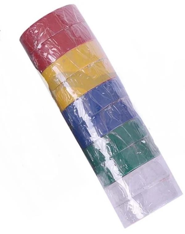 Linea Renkli Elektrik Bandı 6,40 m. 10'lu Paket