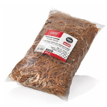 Cassa Ambalaj Lastiği %100 Kauçuk 500 Gr. Midi 50 mm.Kod: 8020