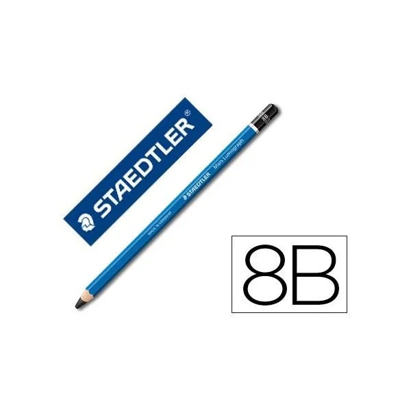 Staedtler Dereceli Resim Kalemi (8B) 1 Adet Mars Lumograph Kod: 100-8B
