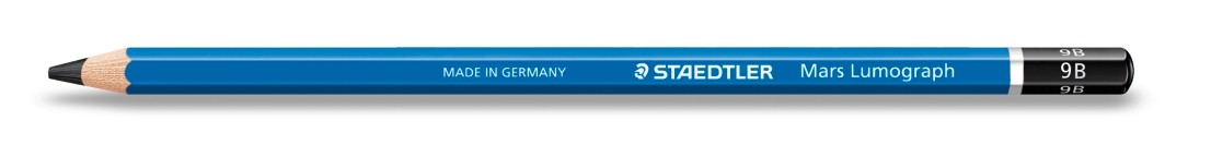 Staedtler Dereceli Resim Kalemi (9B) 1 Adet Mars Lumograph Kod: 100-9B