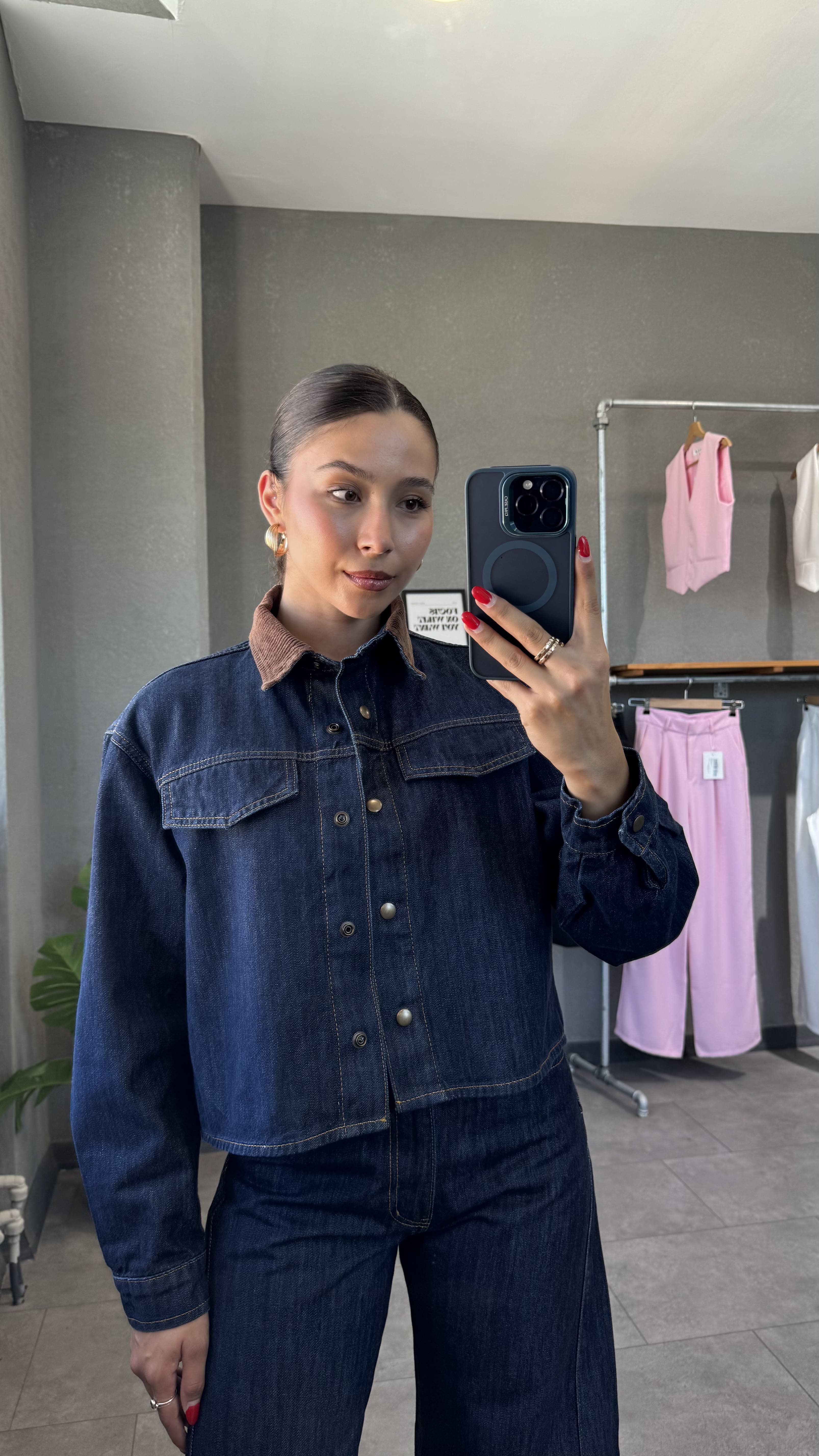 Denim Ceket & Balon Jean Kombin 