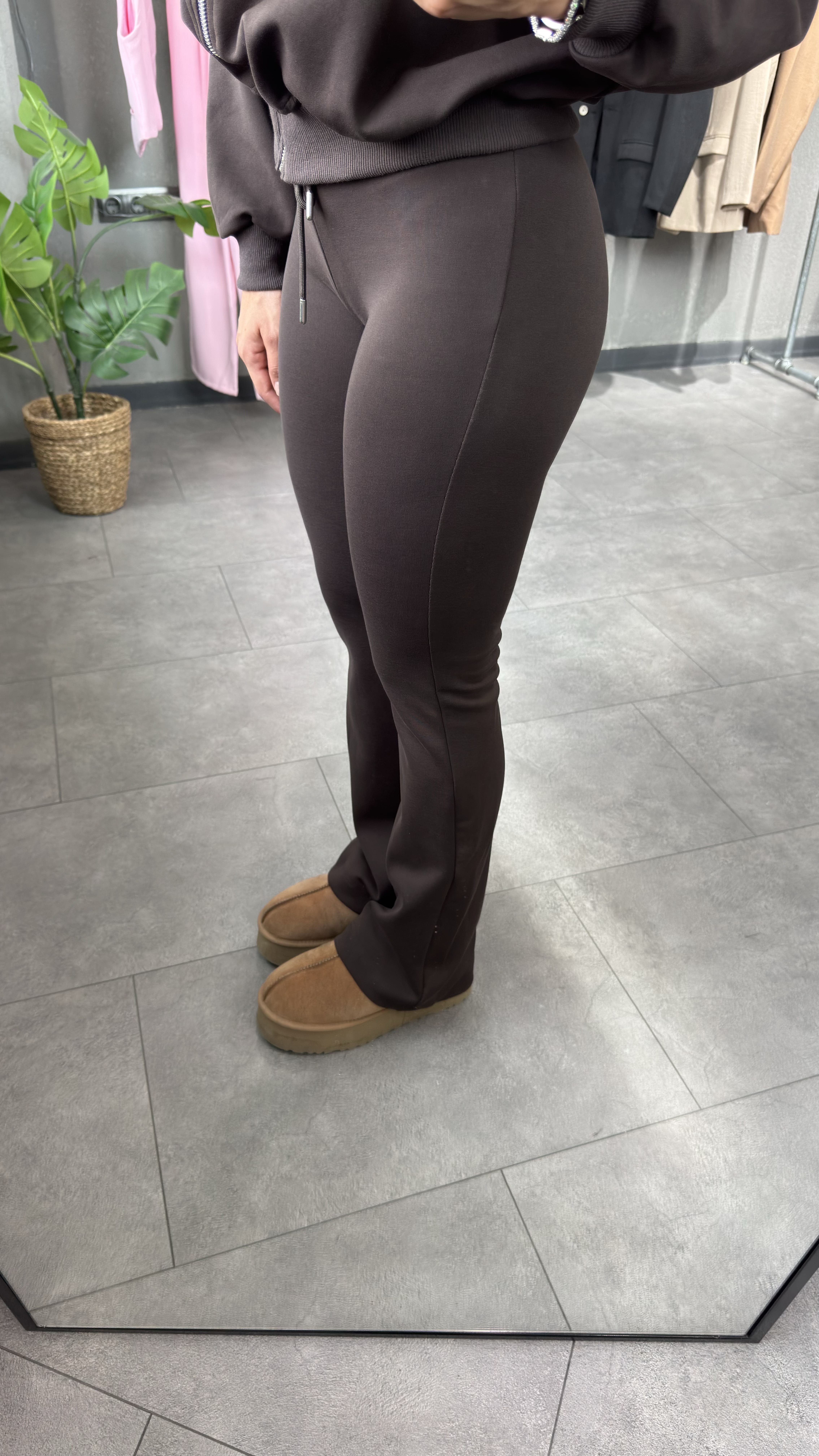 İspanyol Paça Pantolon Bomber Ceket Takım
