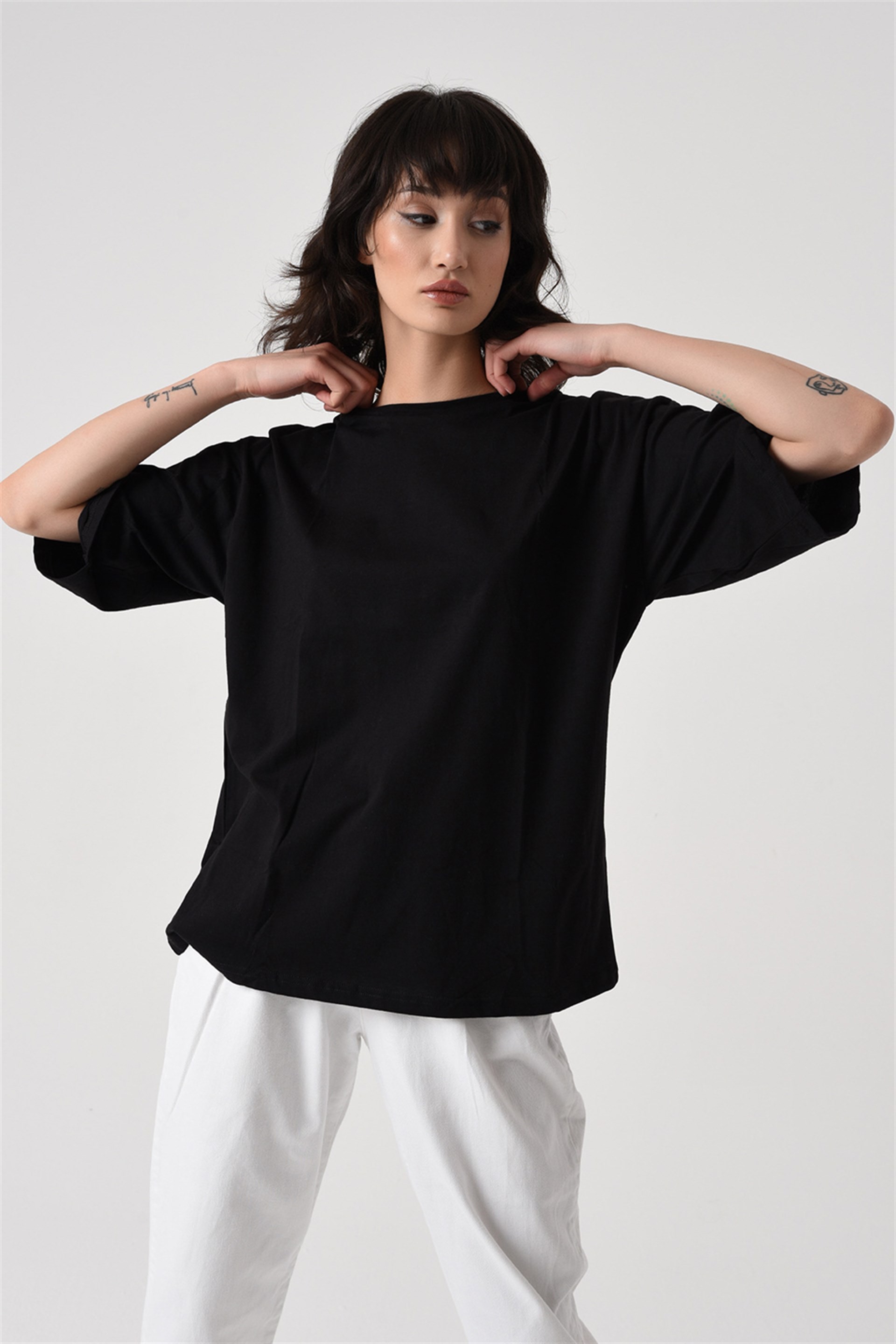 Oversize T-shirt Siyah