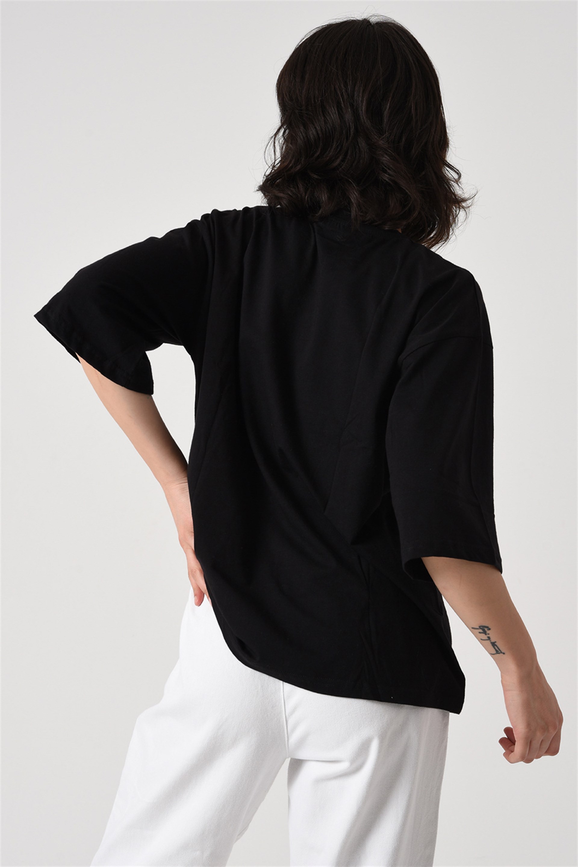 Oversize T-shirt Siyah
