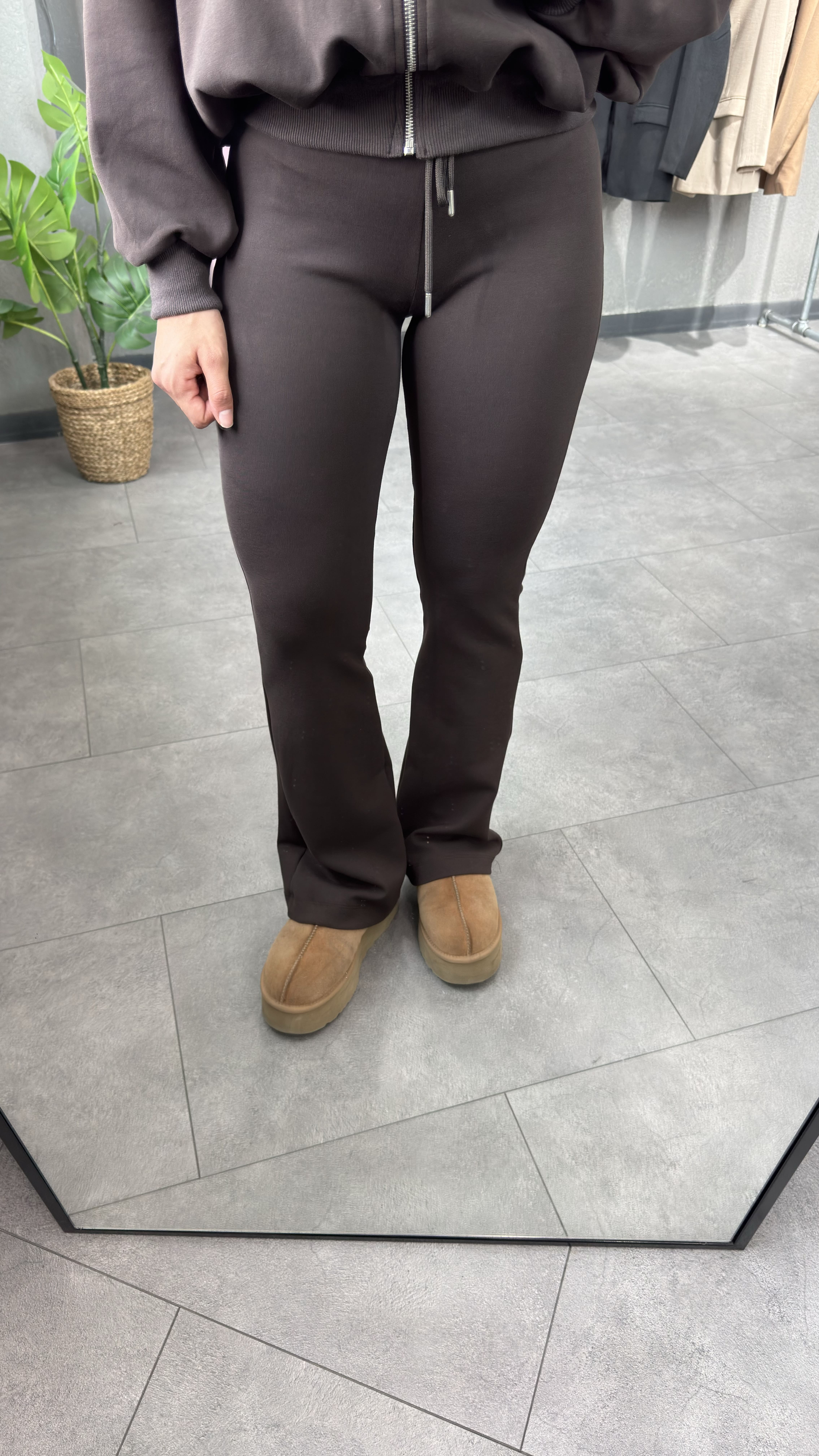 İspanyol Paça Pantolon Bomber Ceket Takım