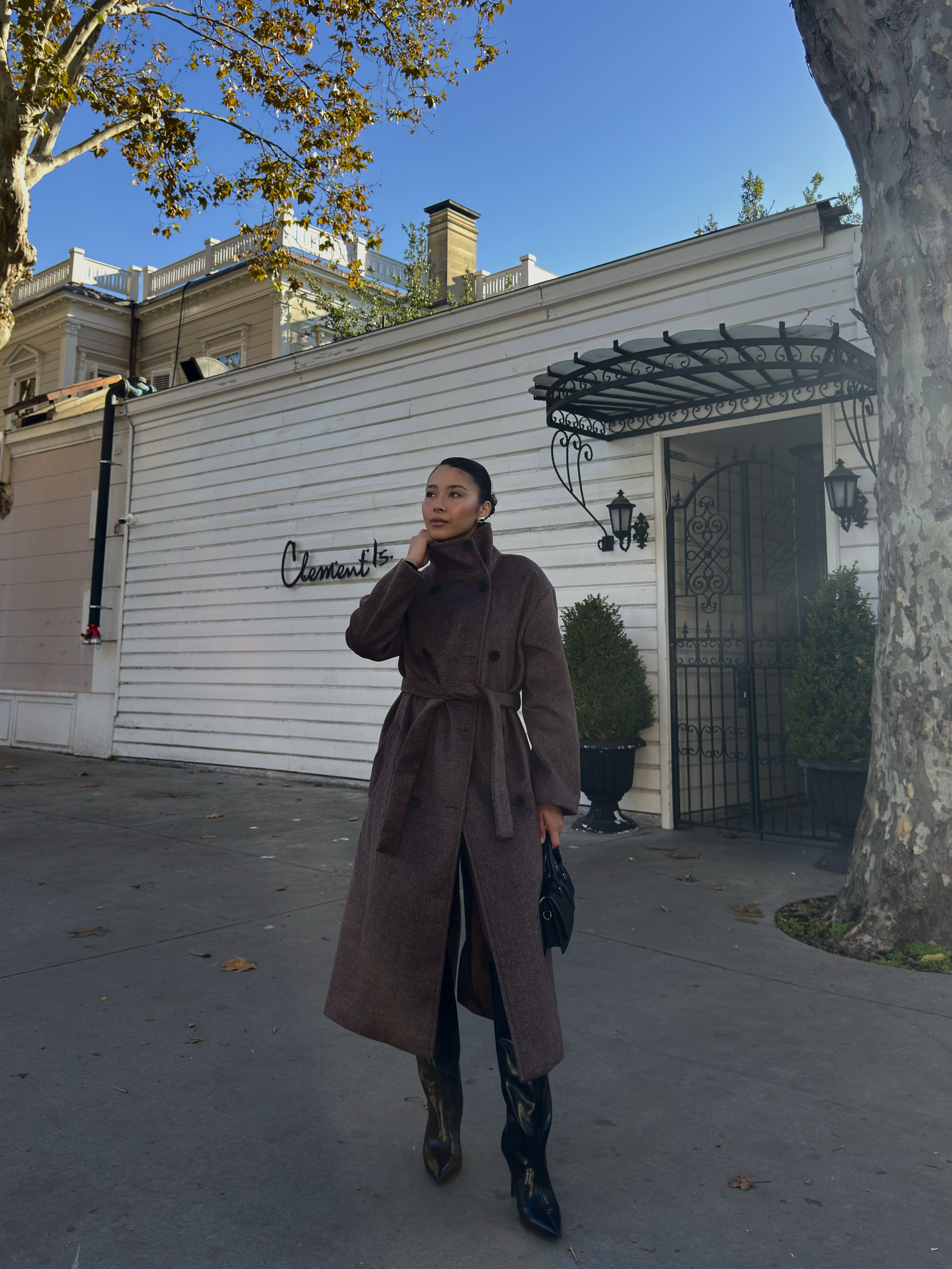 Dik Yaka Kaşe Kaban