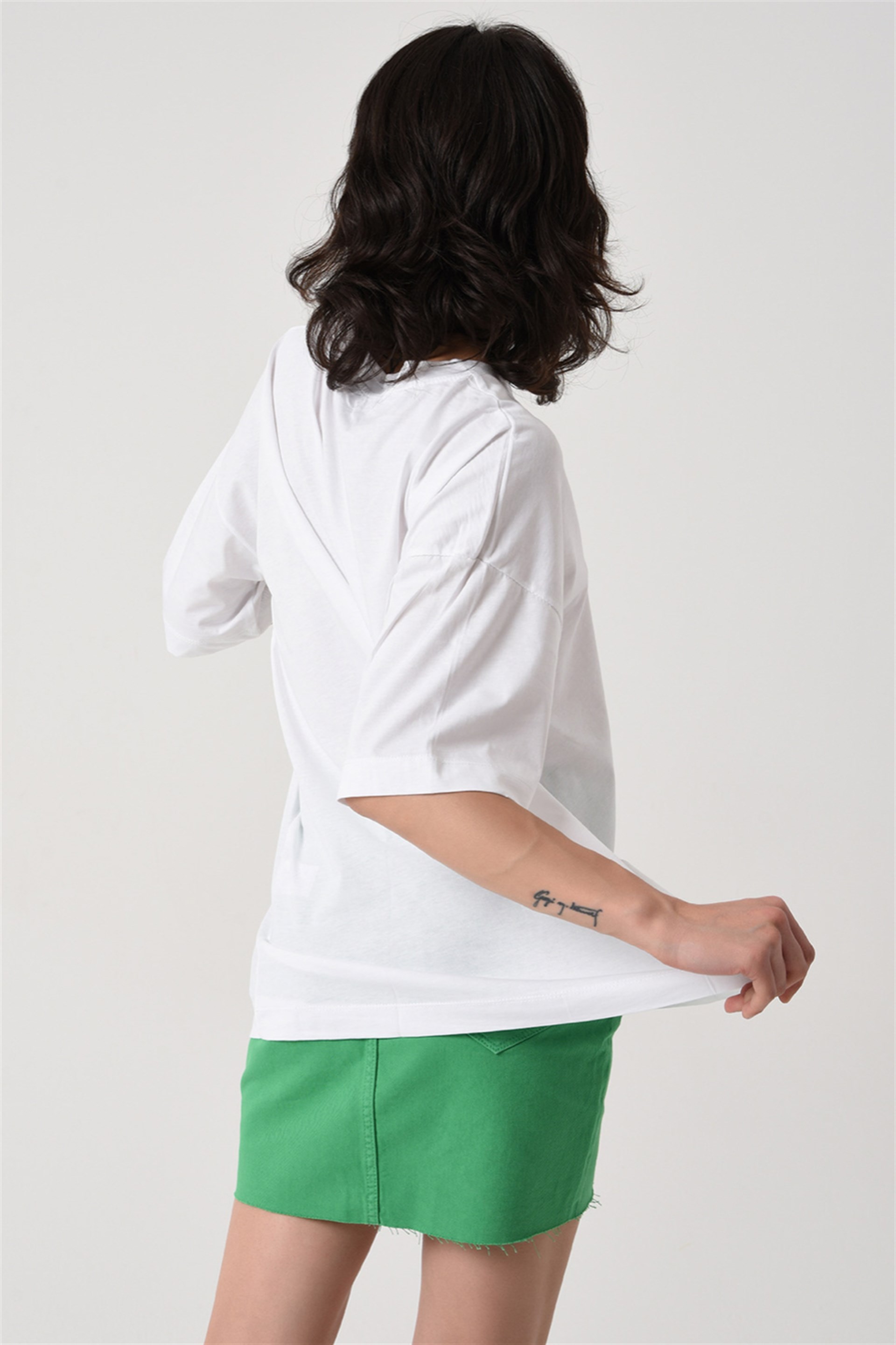 Oversize T-shirt Beyaz