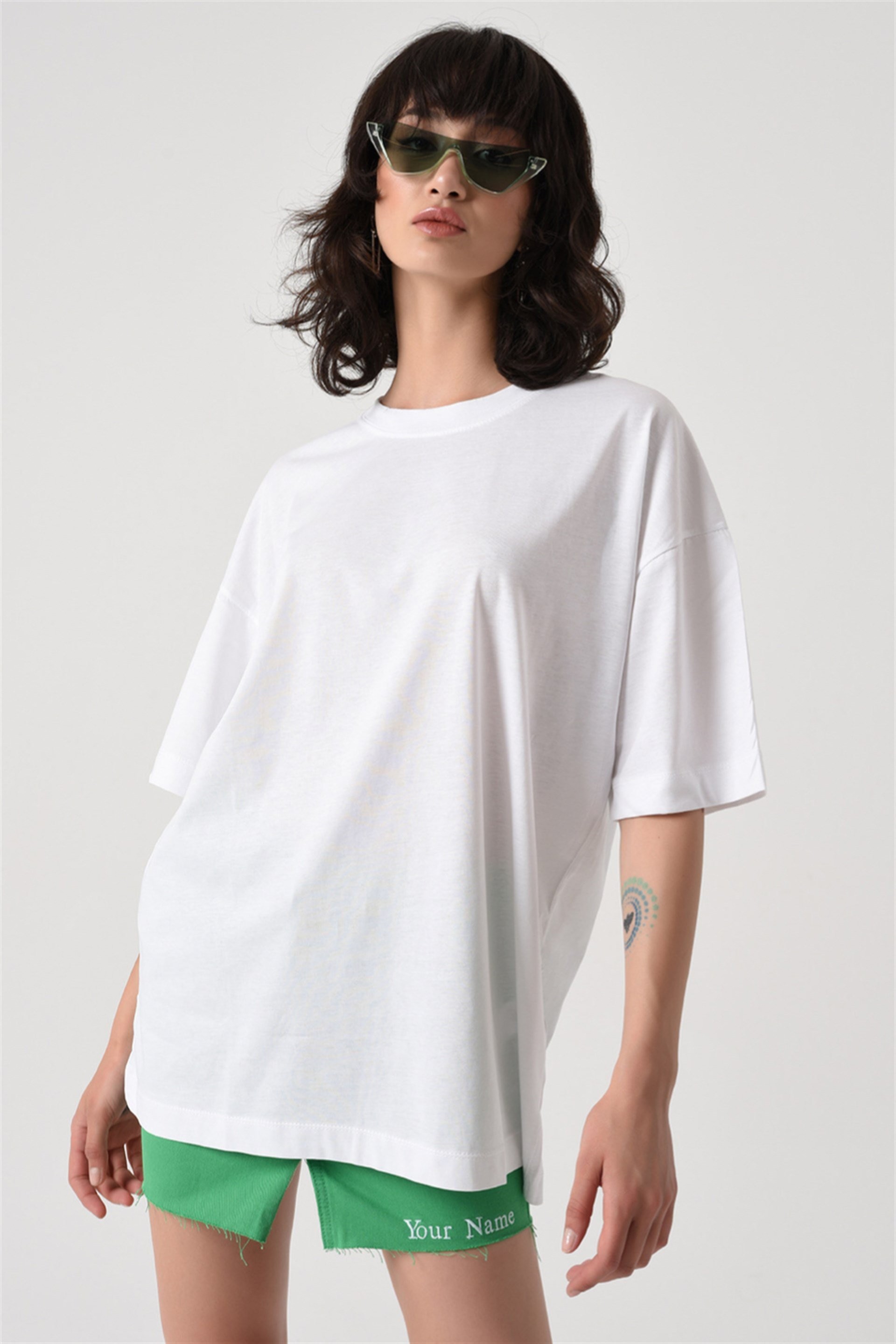 Oversize T-shirt Beyaz