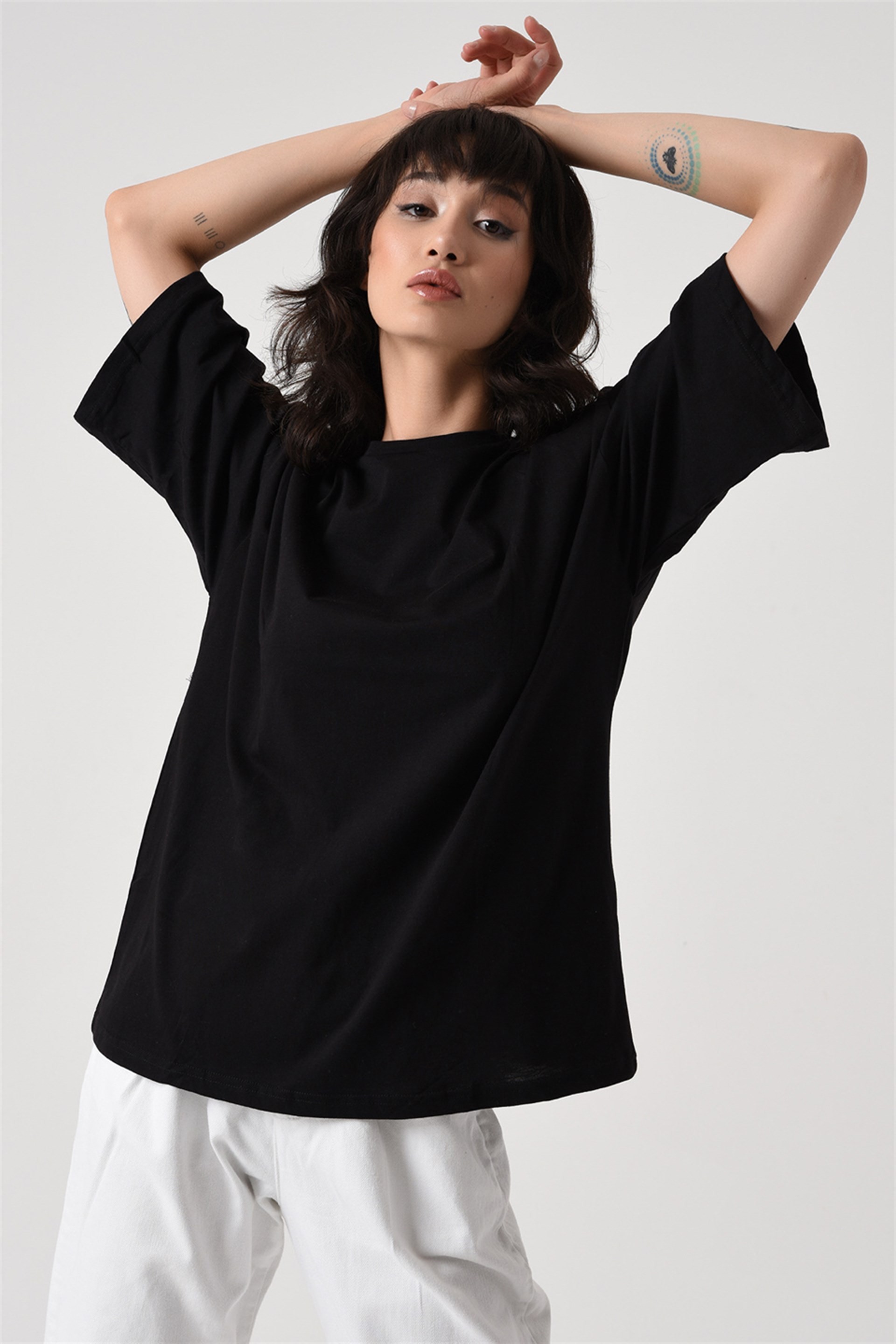 Oversize T-shirt Siyah
