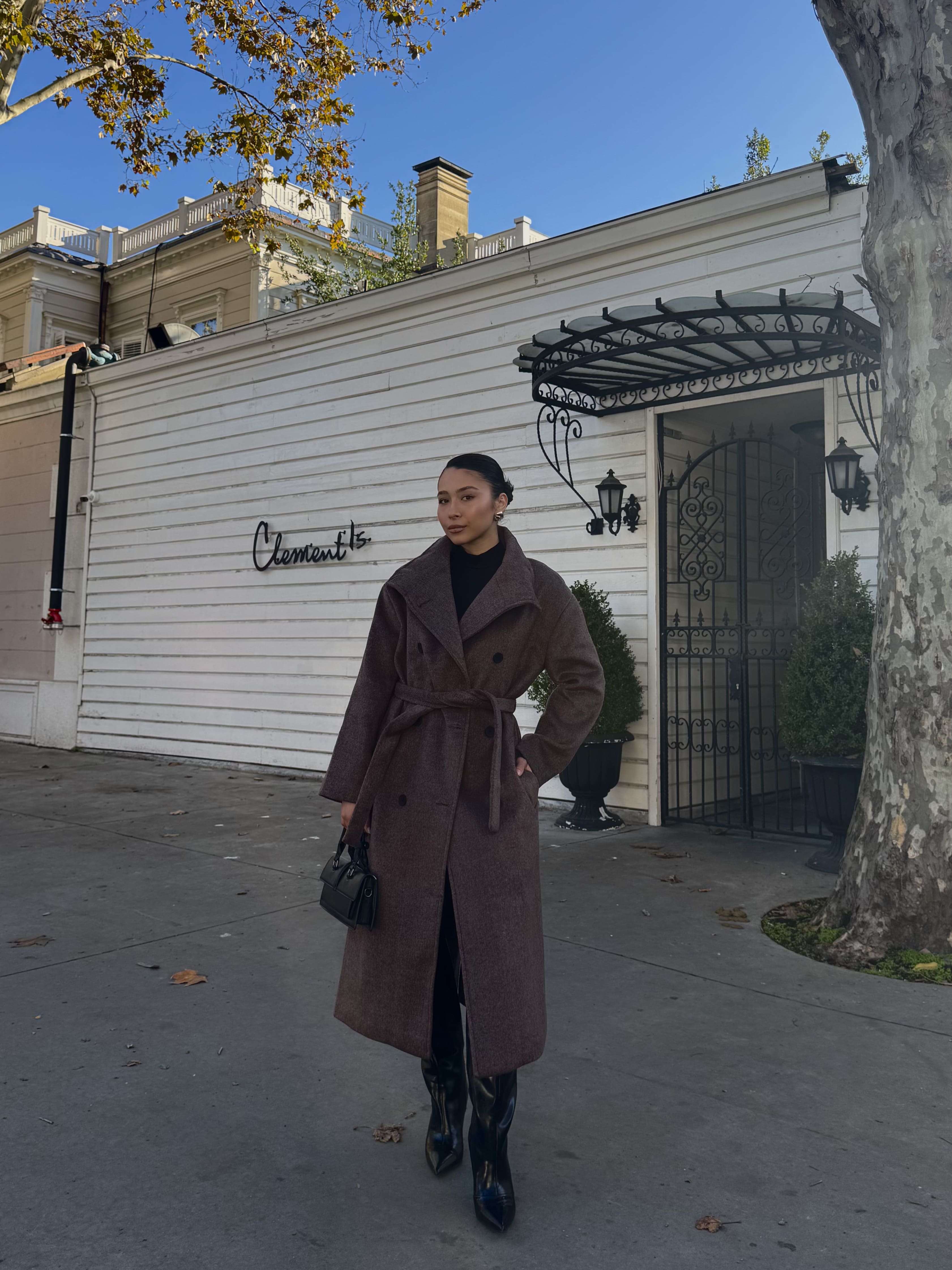 Dik Yaka Kaşe Kaban