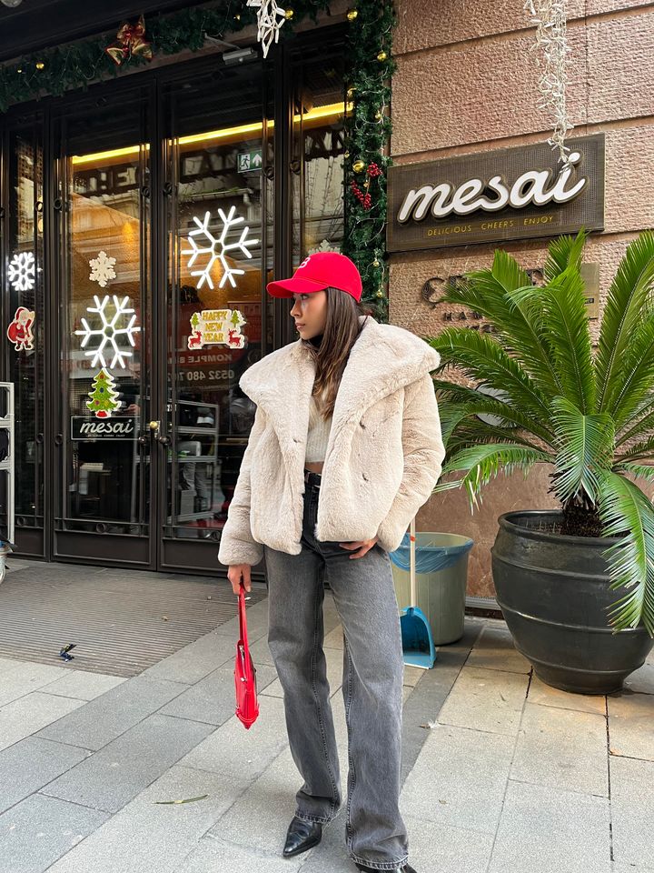 İçi Astarlı Vizon Kadın Kürk