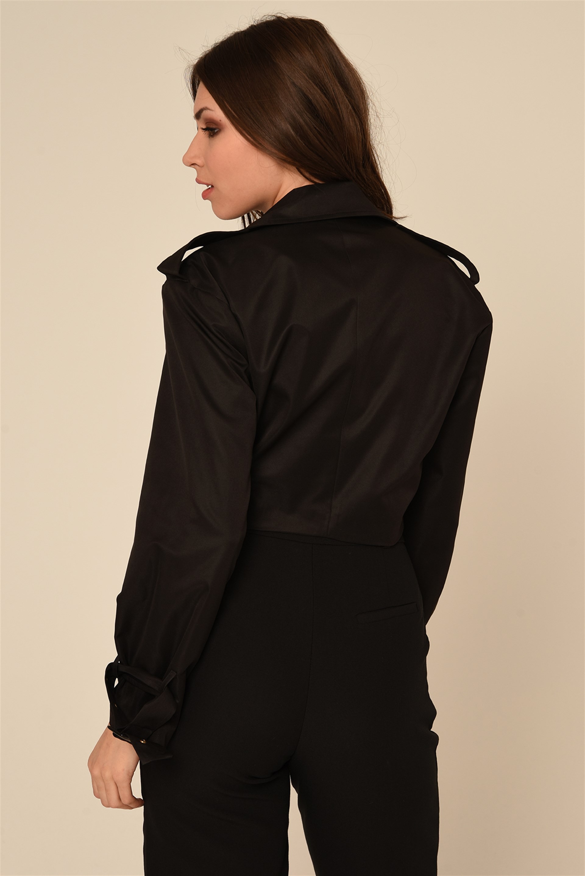 Kemerli Trençkot Blazer Ceket