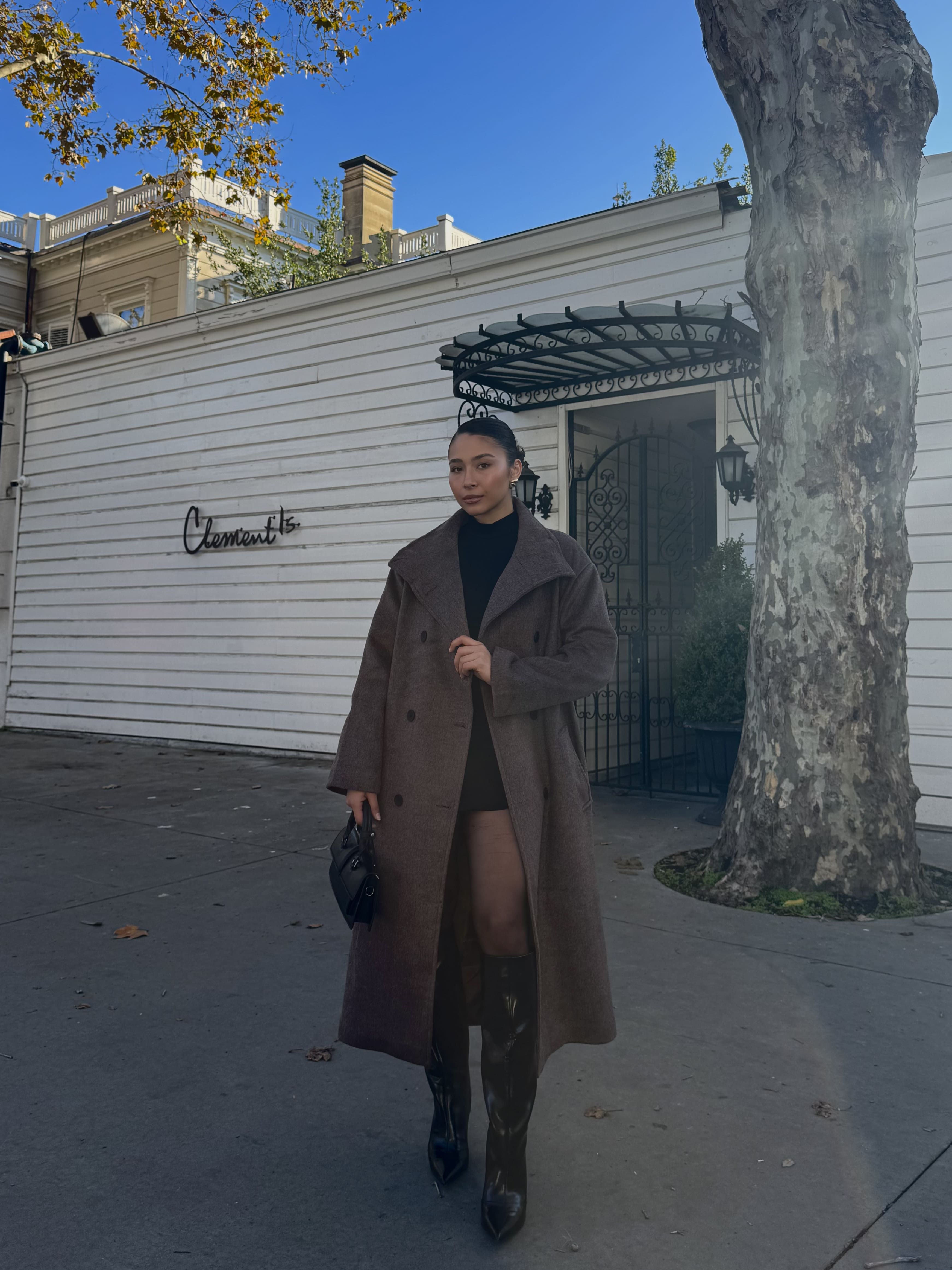 Dik Yaka Kaşe Kaban