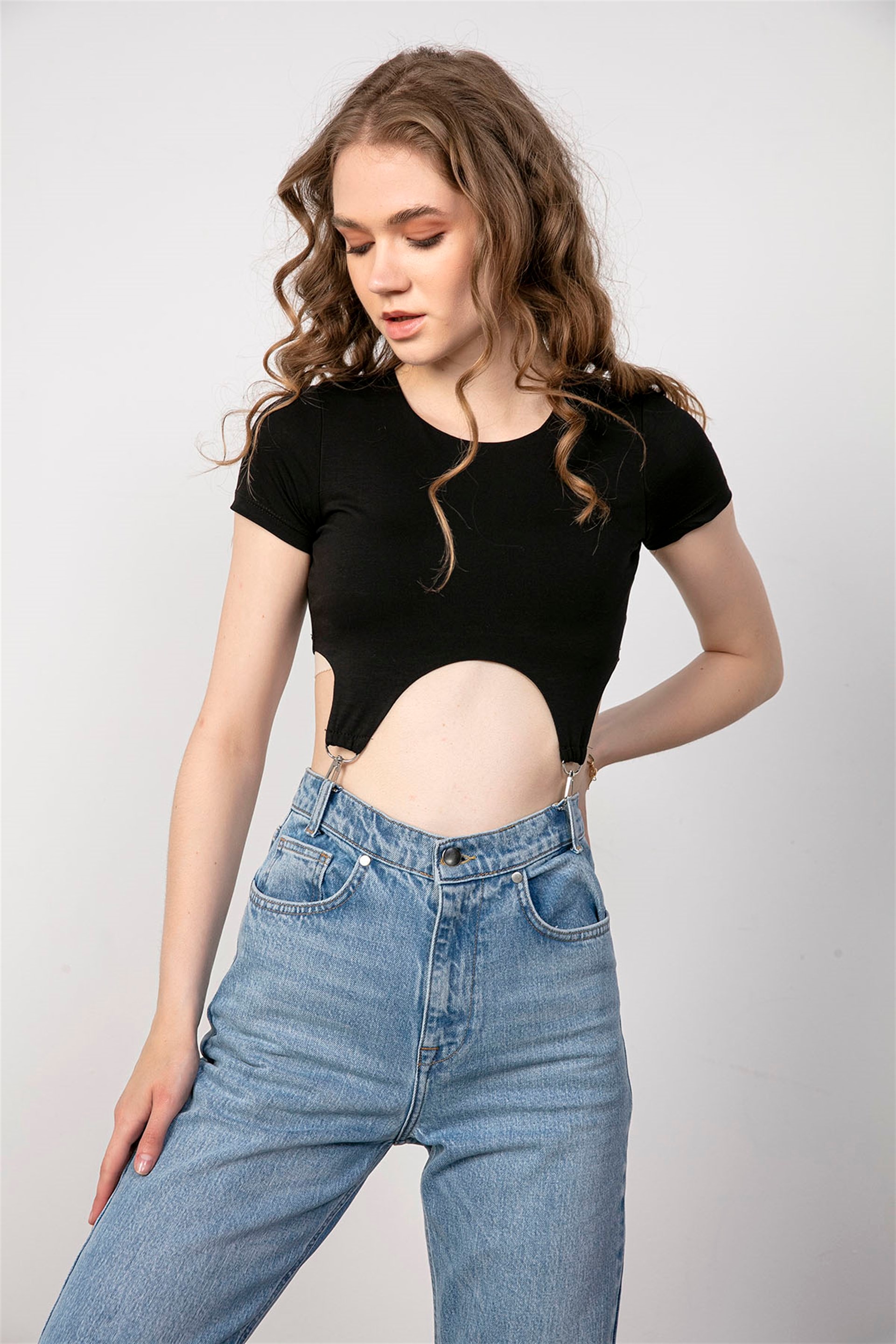 Kancalı Crop Bluz