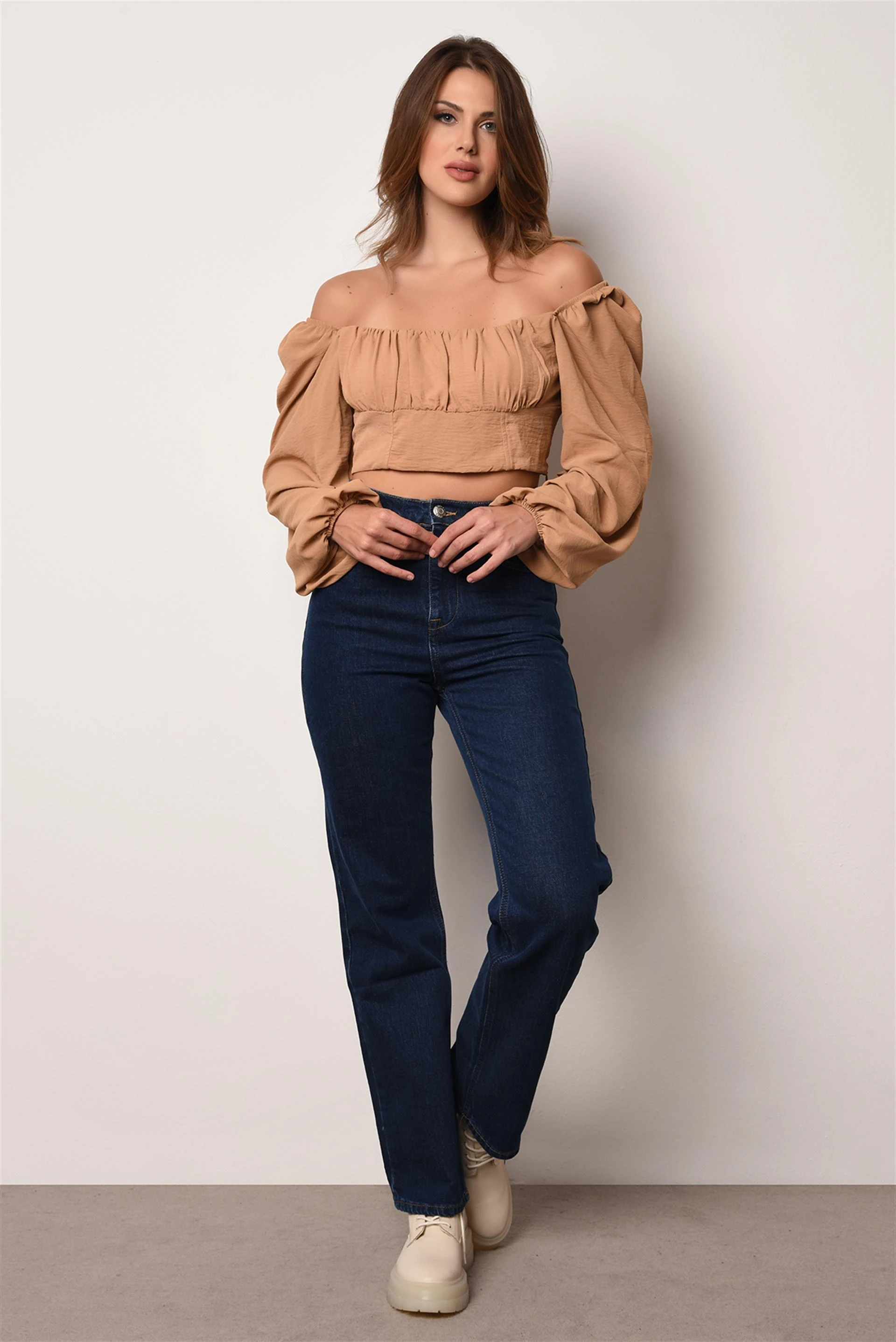 Drape Detaylı Büstiyer Bisküvi