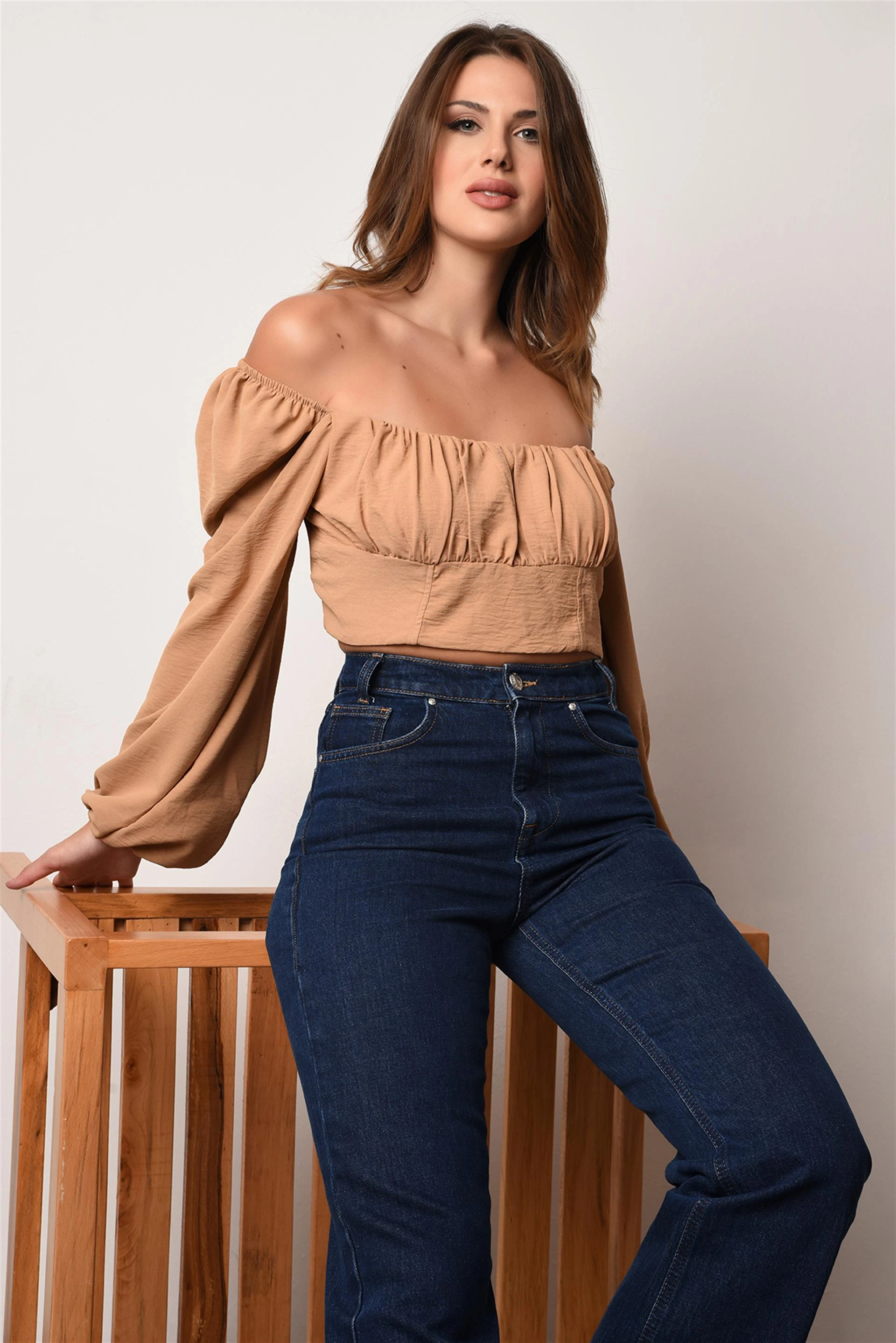 Drape Detaylı Büstiyer Bisküvi