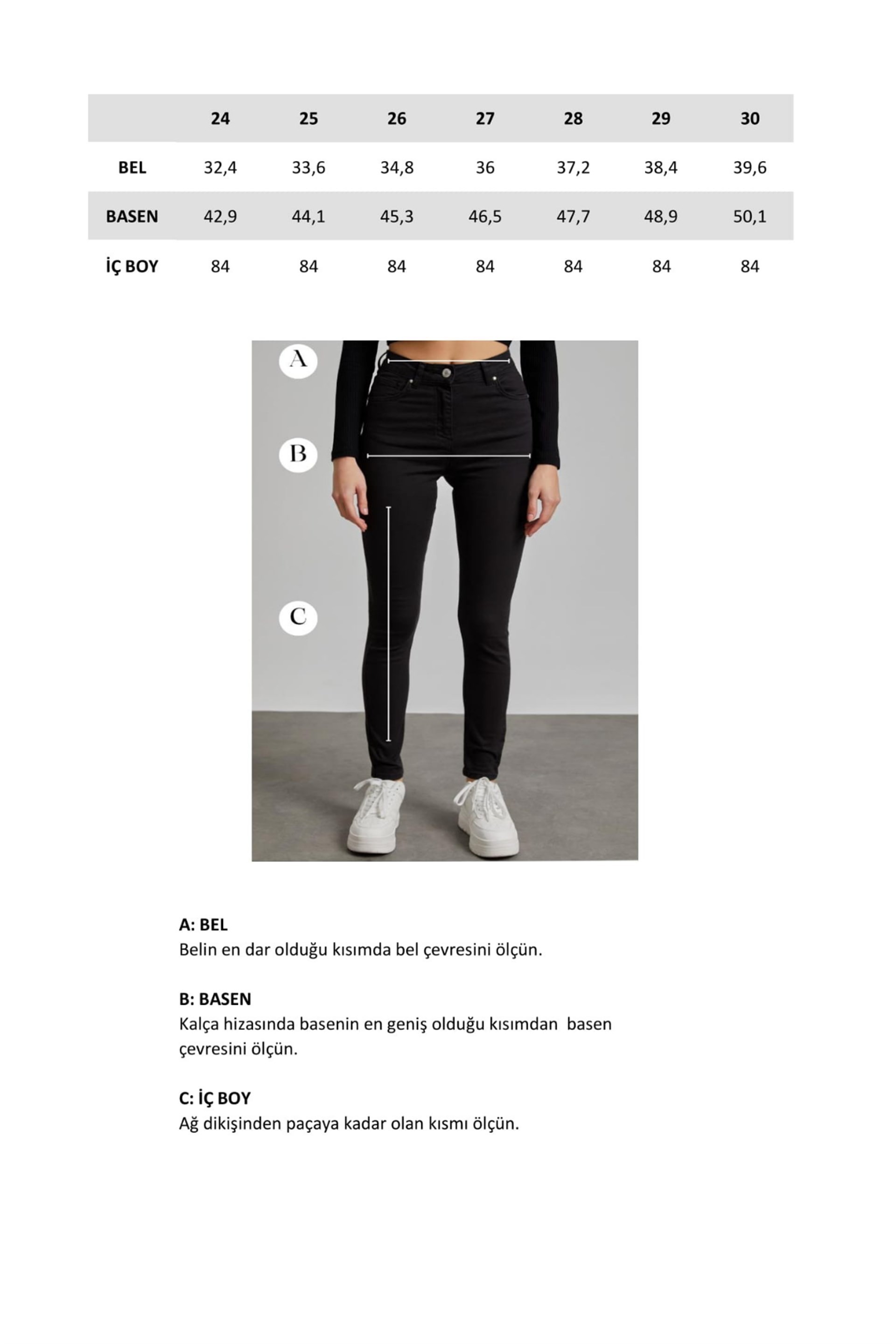 Kadın Siyah Yüksek Bel Wide Leg Signature Jean