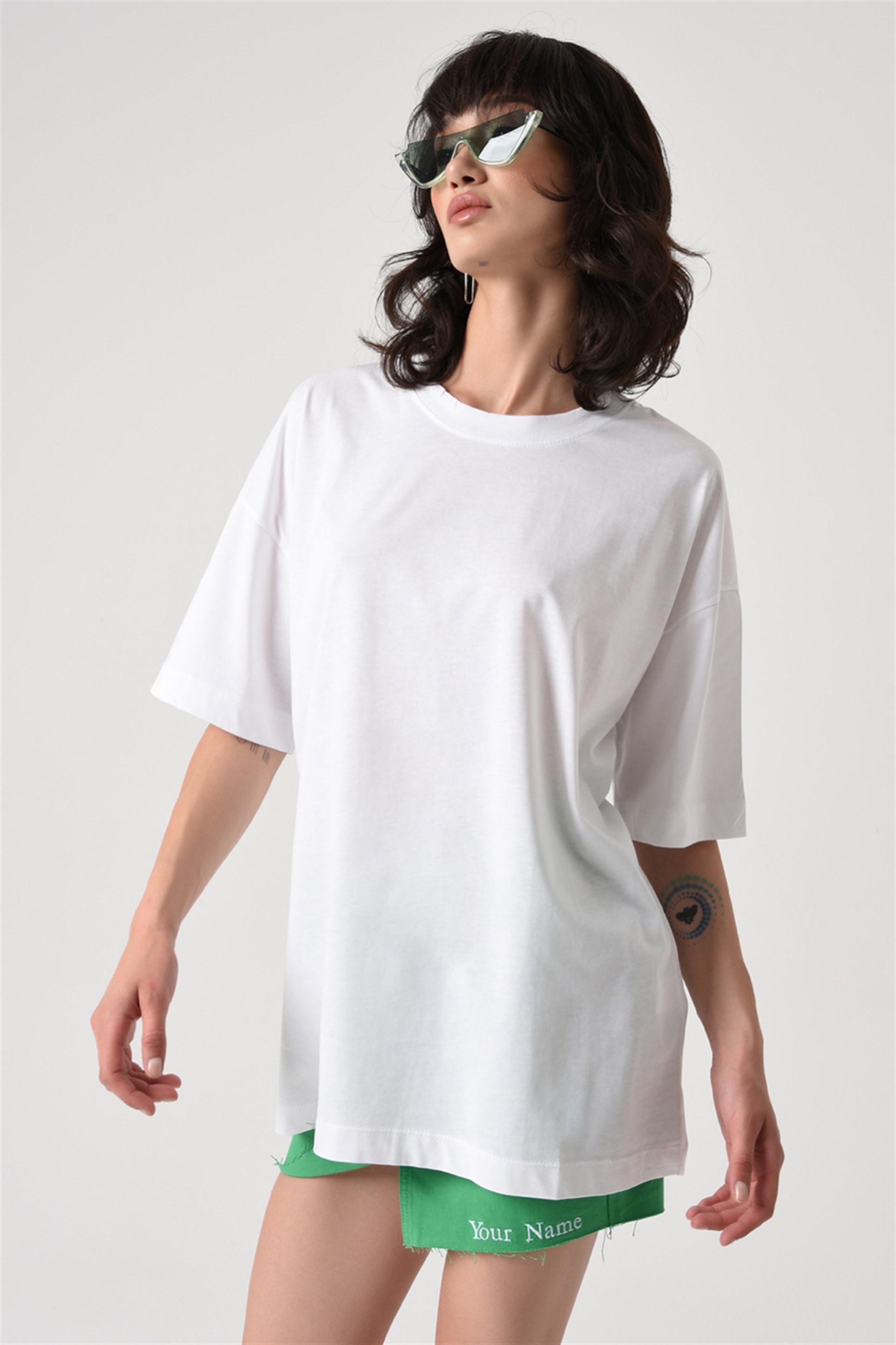 Oversize T-shirt Beyaz