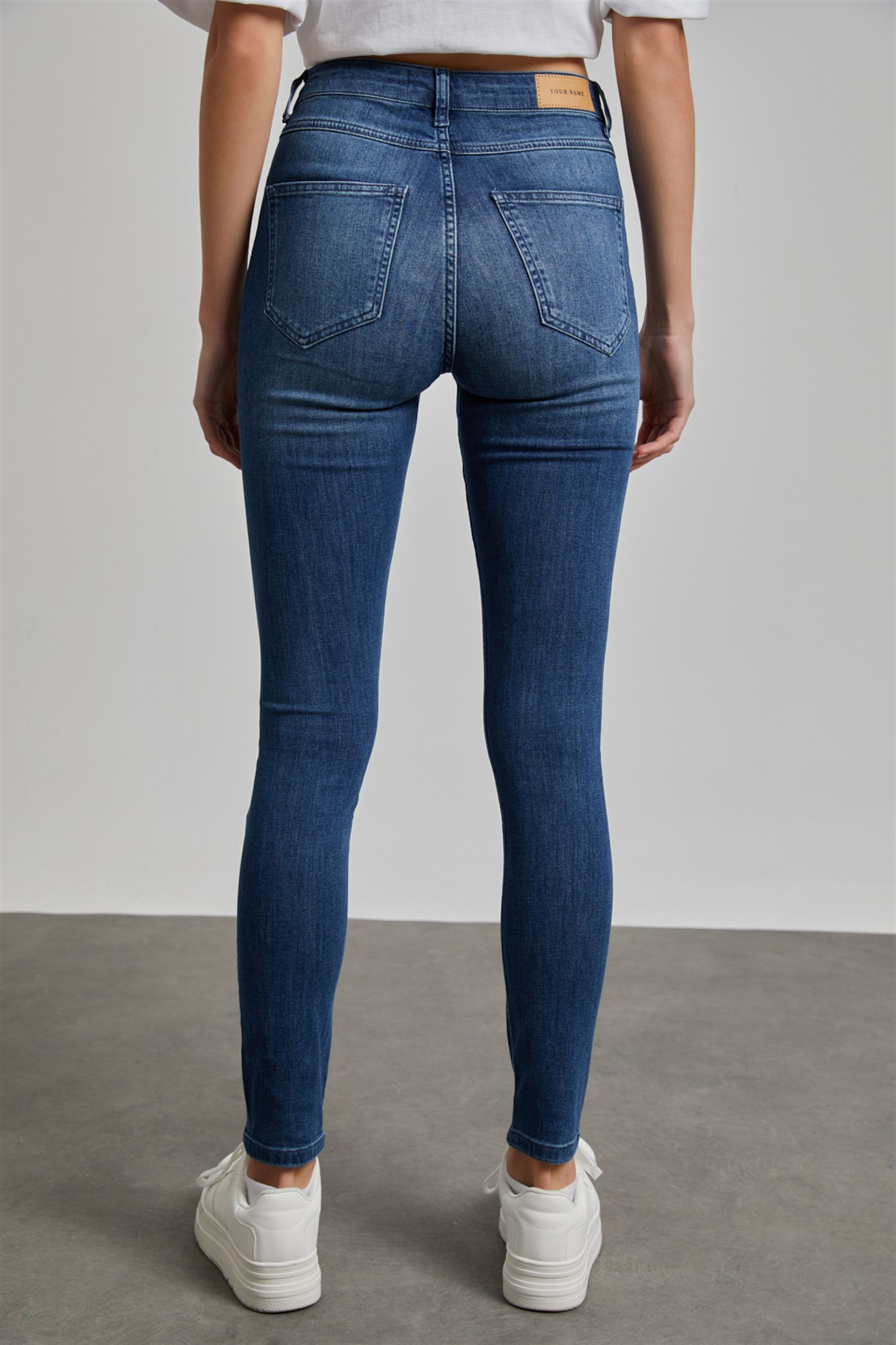 Yüksek Bel Skinny Jeans