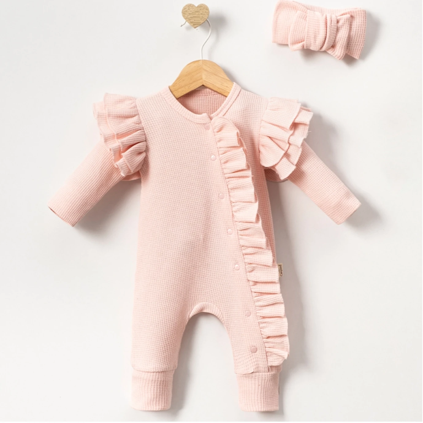 Somon Waffle Kumaş Bandanalı Tok Tulum