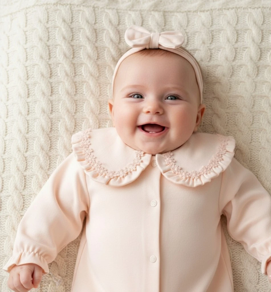 Çiçek Nakış Detaylı Bandanalı Tulum