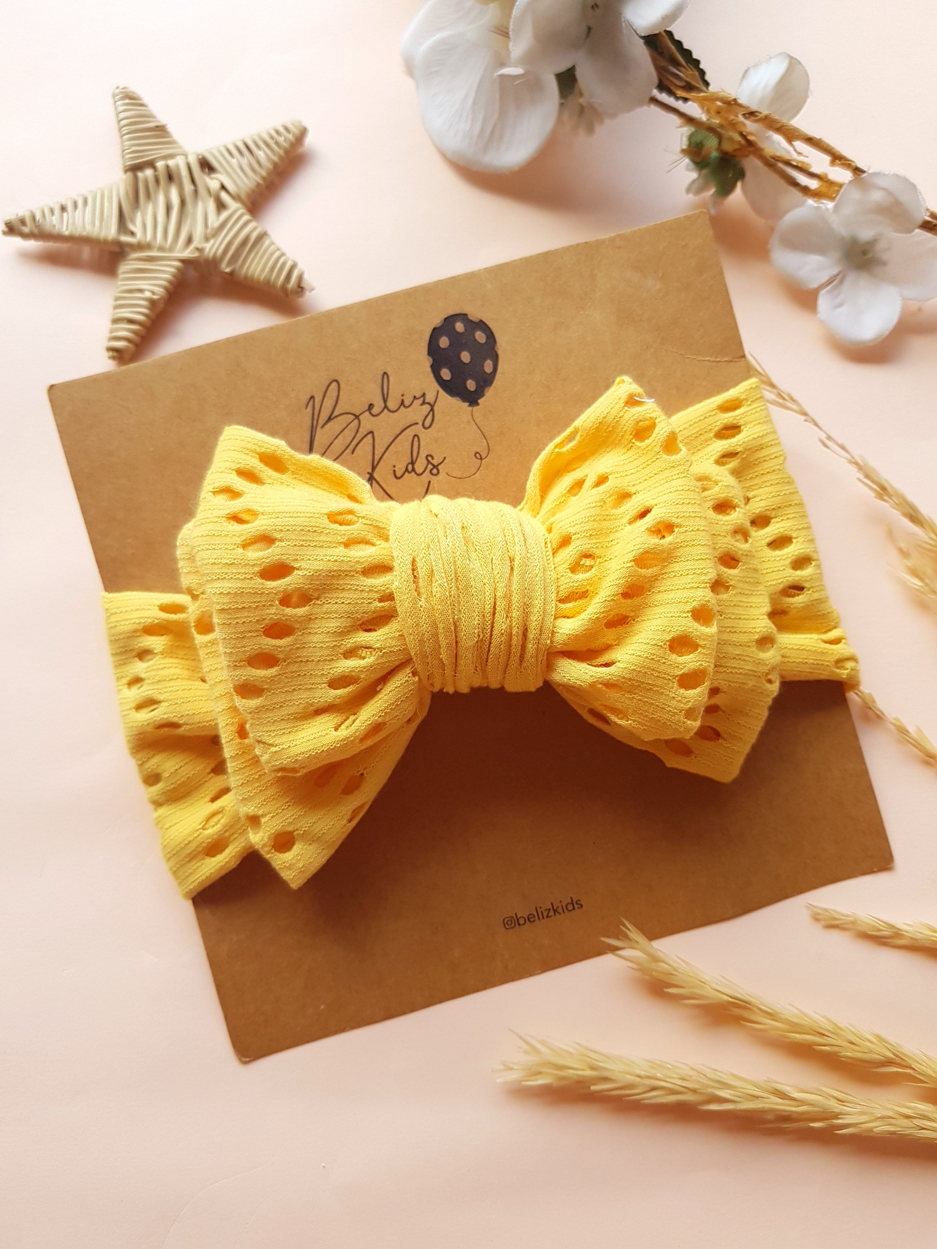 Sarı Çift Fiyonk Fisto Bandana