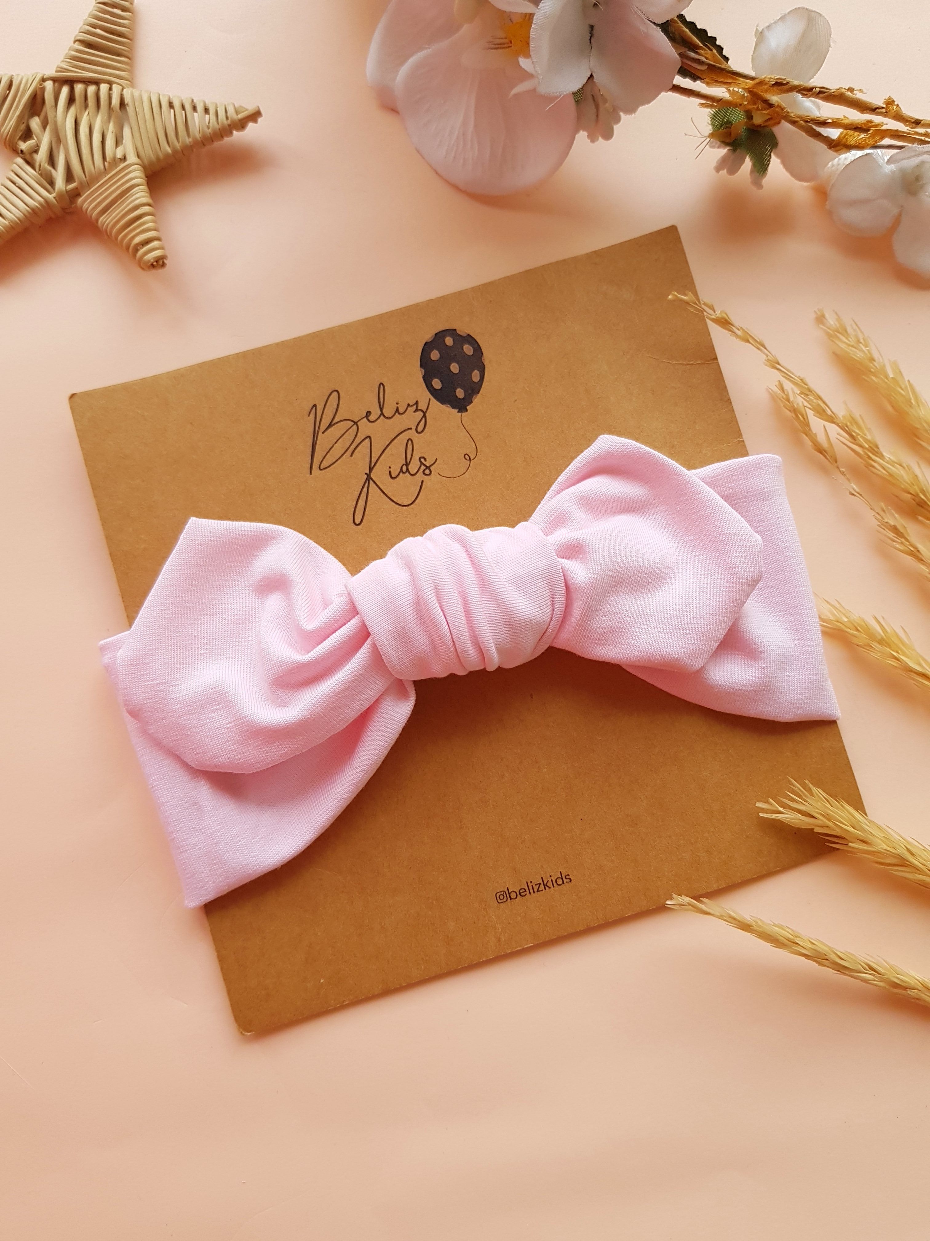 Pembe Tavşan Kulak Bandana