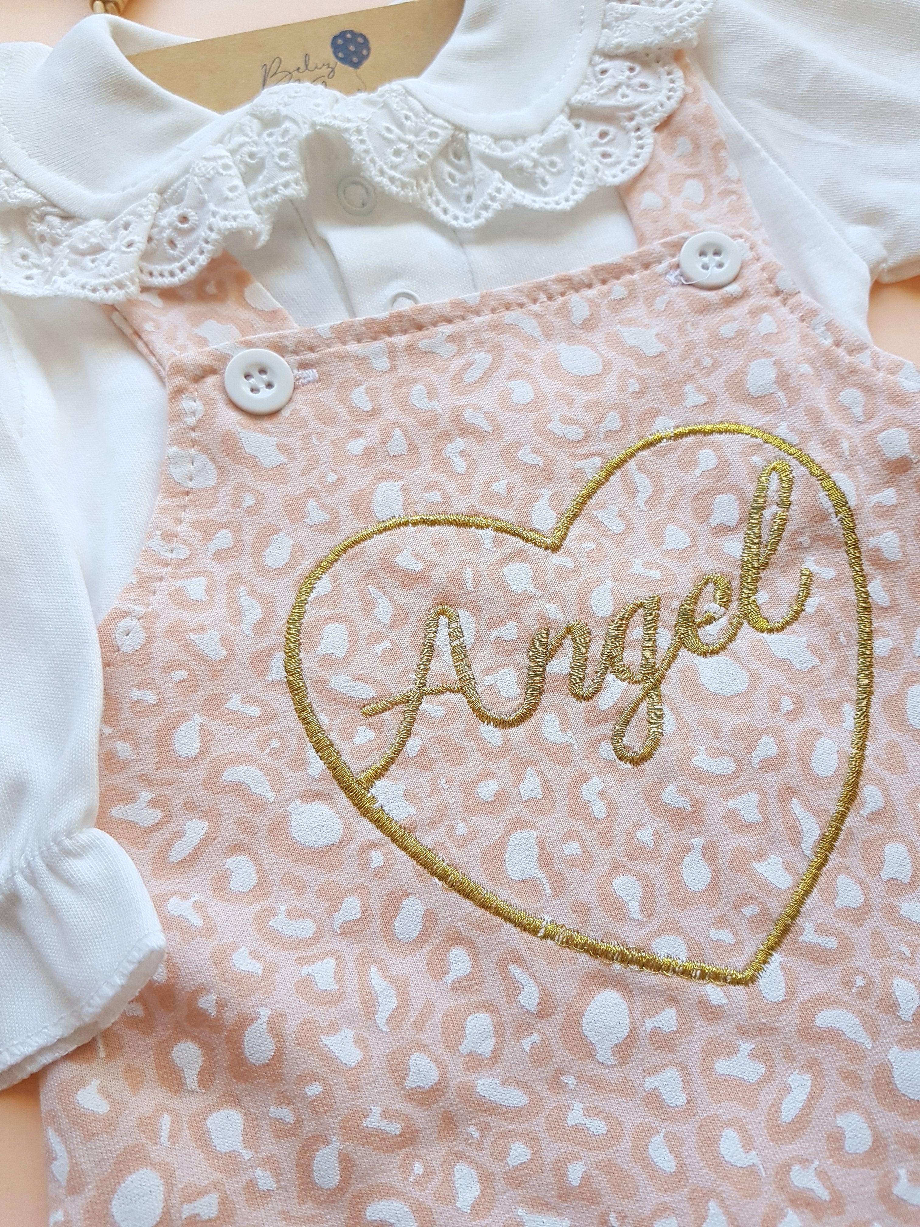 Angel Somon Leopar Desen Salopet Takım
