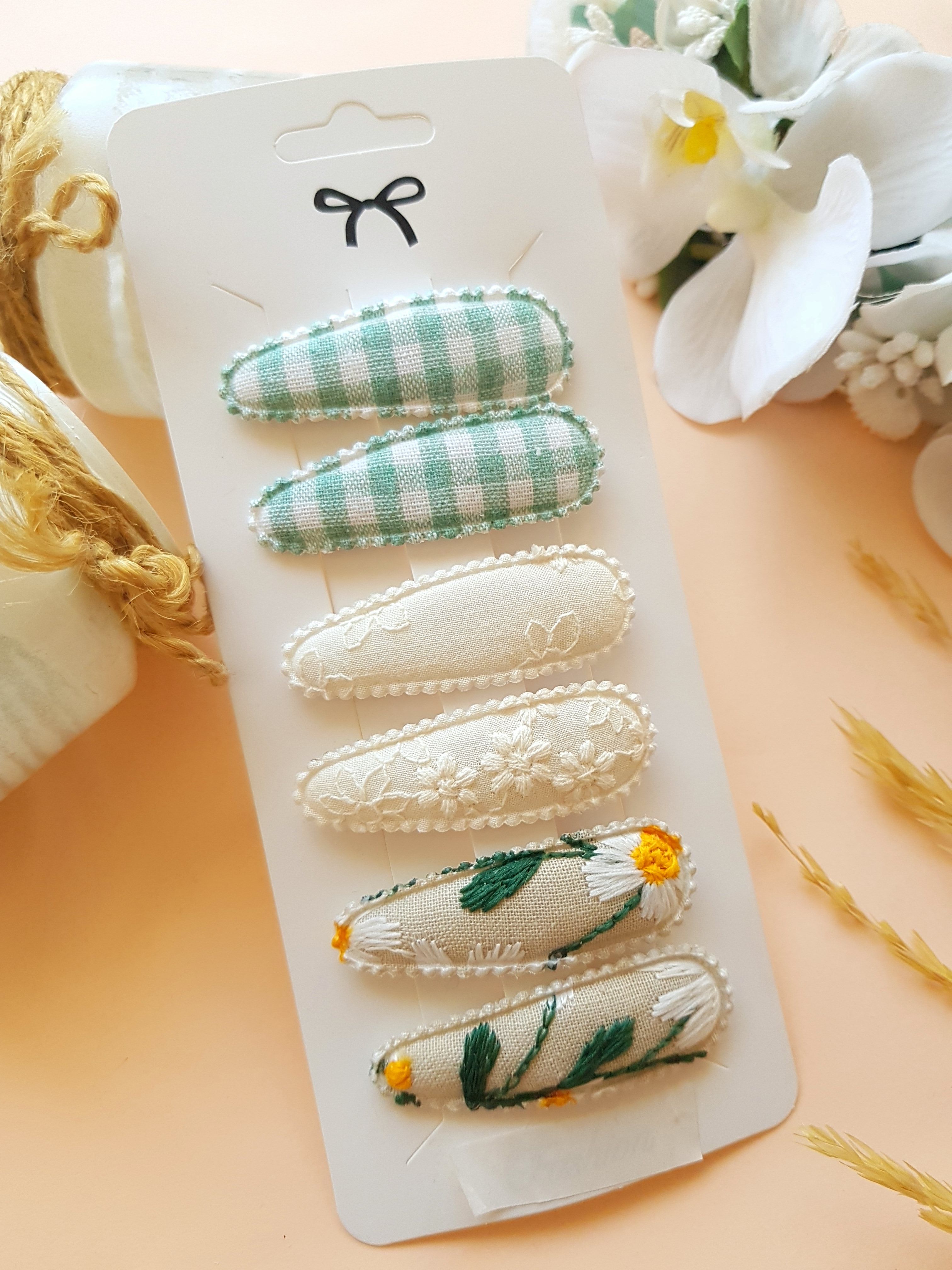 Yeşil/Nakış Detaylı Çıtçıt Toka Set 010