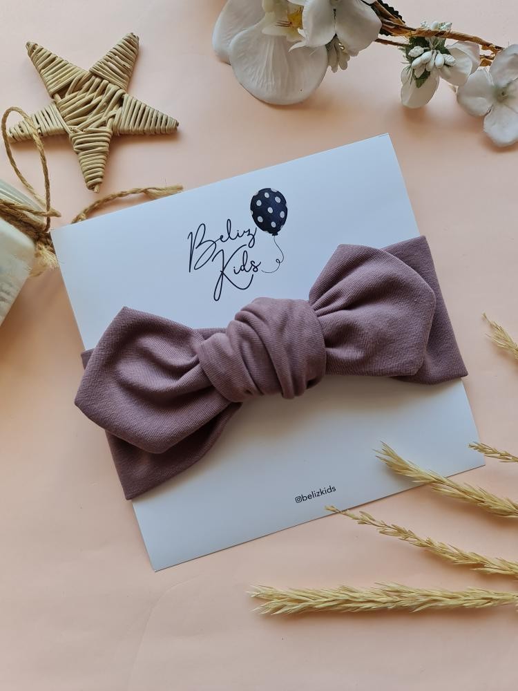 Kahve Ton Tavşan Kulak Bandana