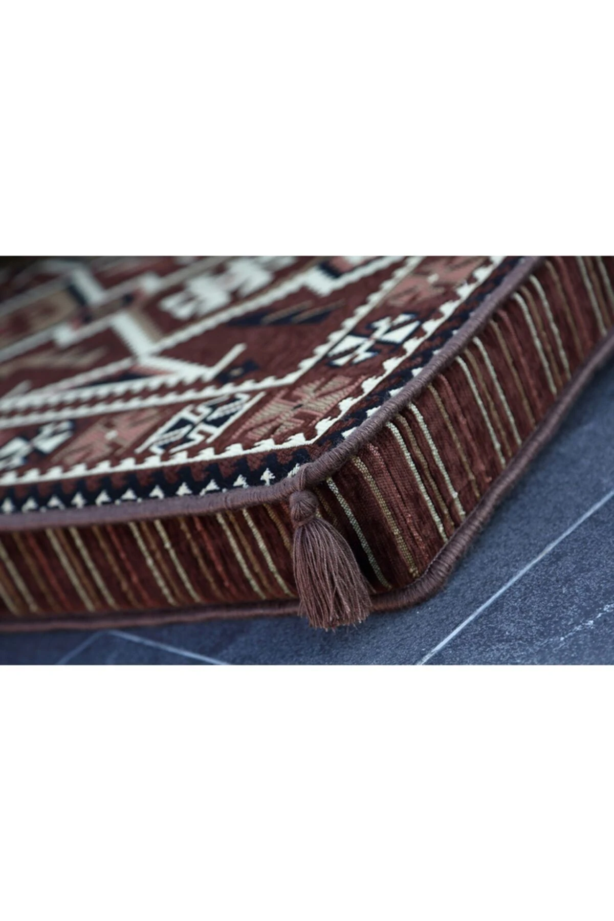 1.kalite Şark Köşesi Takımı Anadolu Kahve Modeli Sünger Dahil (4 Parça)