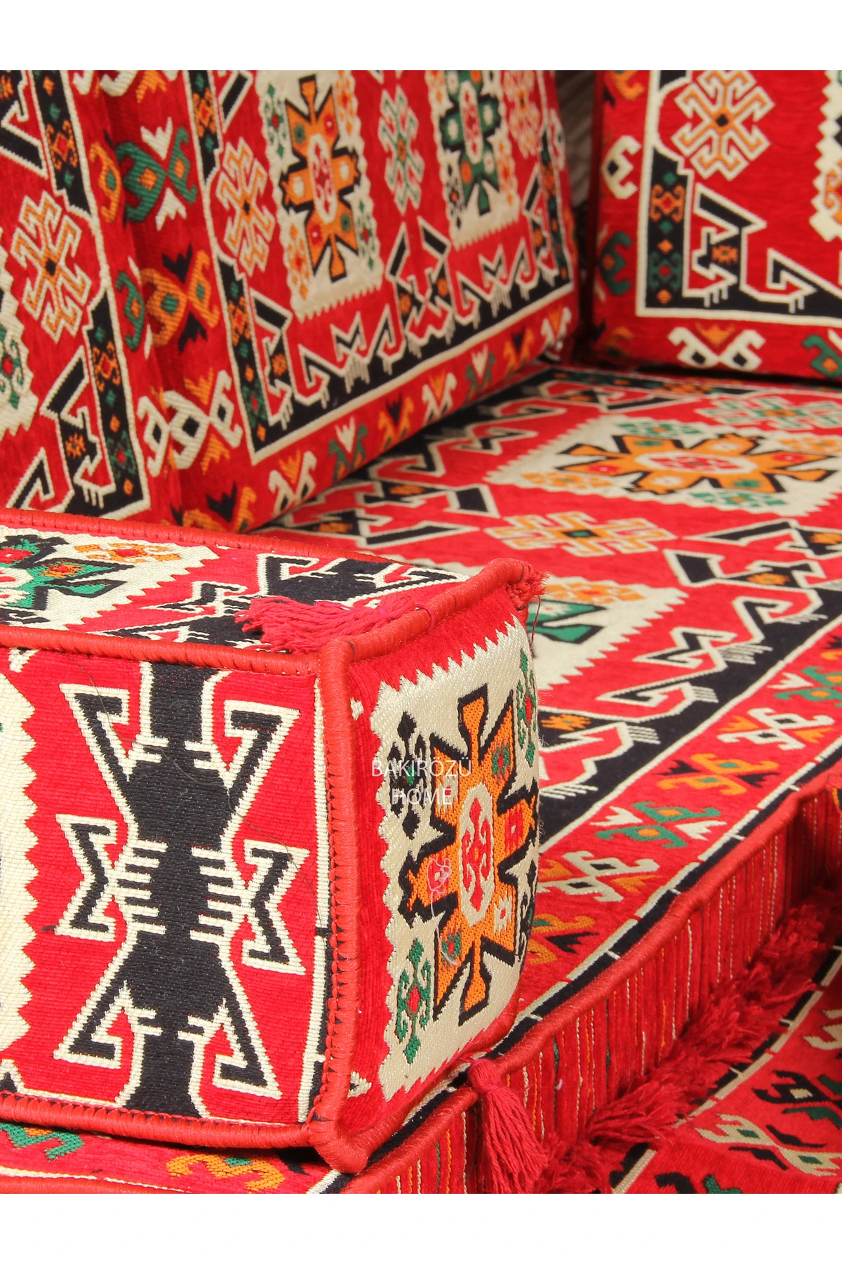 Şark Köşesi Takımı Bergama Modeli Koltuk Takımı Sünger Dahil 15 Parça