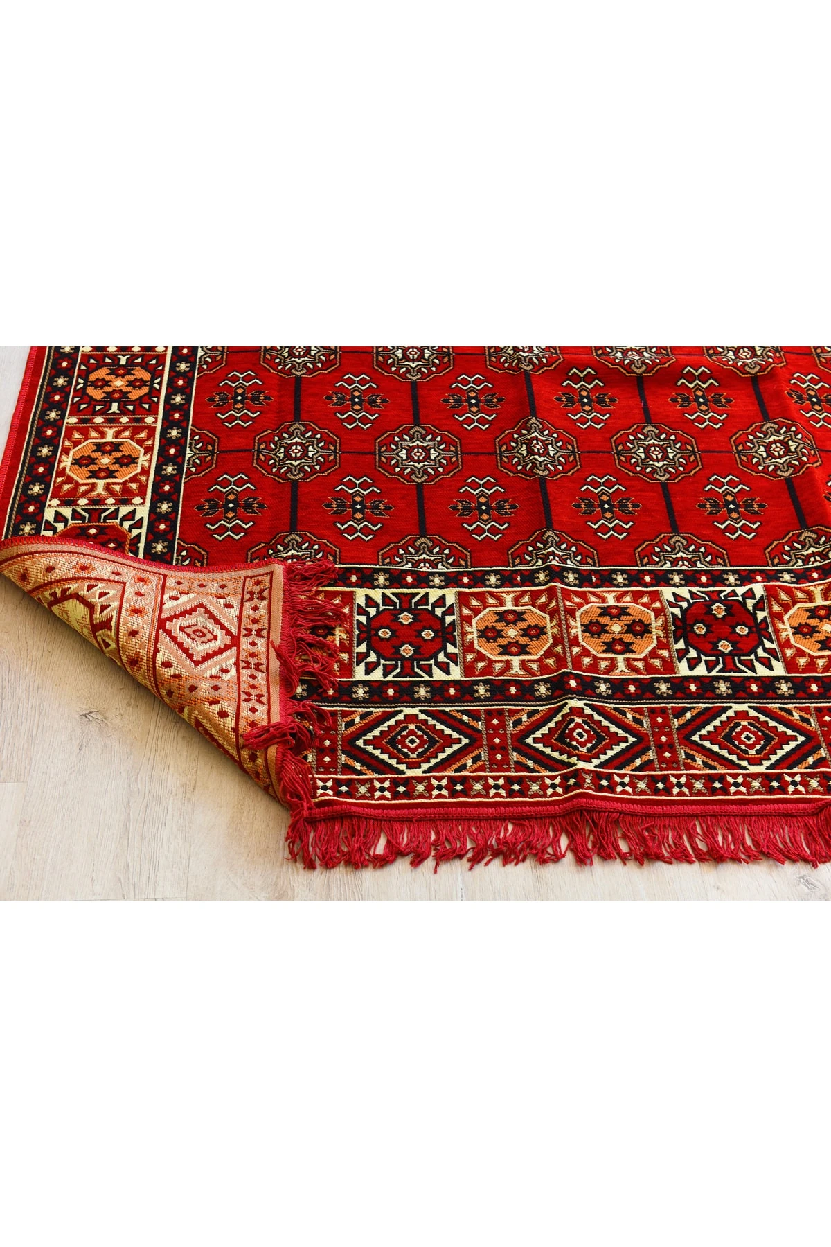 Şark Köşesi Kilimi, Otantik Kilim Buhara Modeli Kırmızı