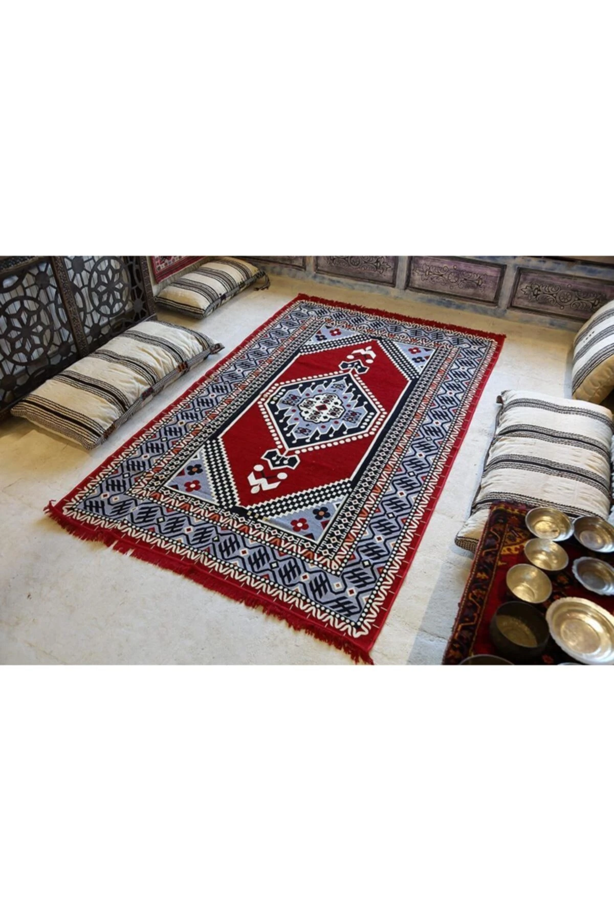 Şark Köşesi Halısı Modelleri Otantik Kilim Yahyalı Modeli