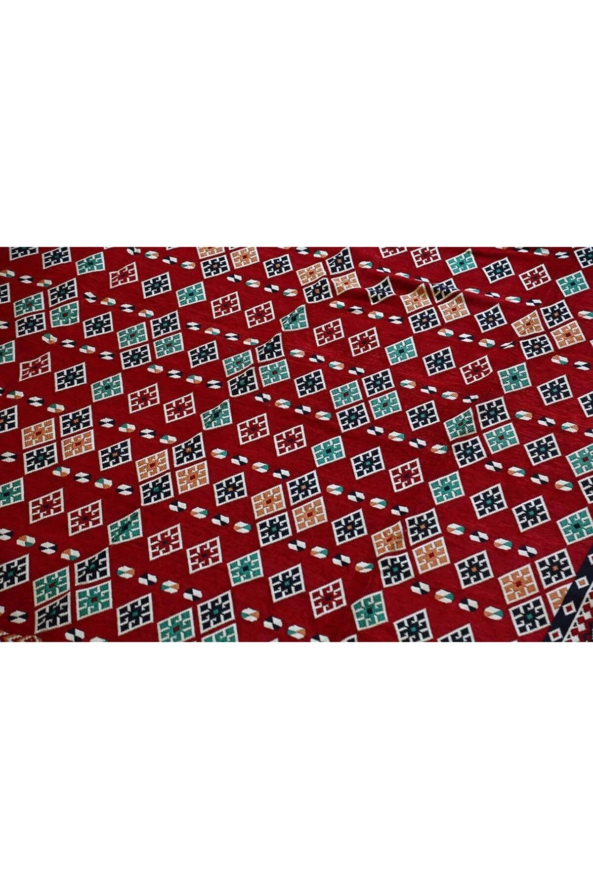 Şark Köşesi Halısı Modelleri Otantik Kilim Şili Modeli Kırmızı