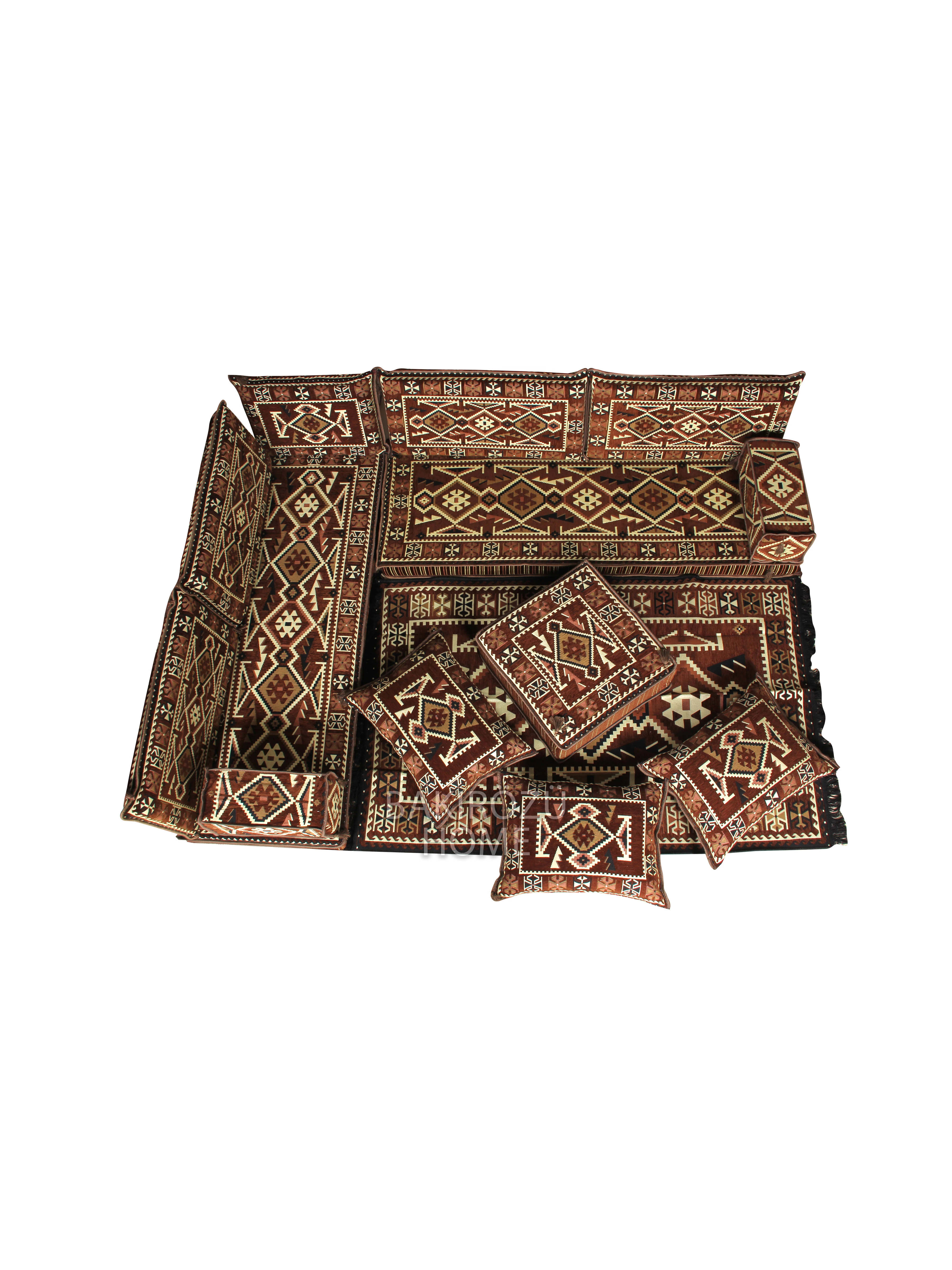 Şark Köşesi Takımı Anadolu Modeli Koltuk Takımı Sünger Dahil 14 Parça