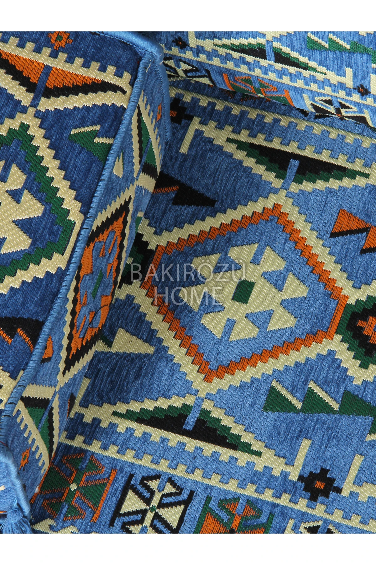 Şark Köşesi Takımı (20 CM MİNDER KALINLIĞI) Mavi Anadolu Modeli 15 Parça