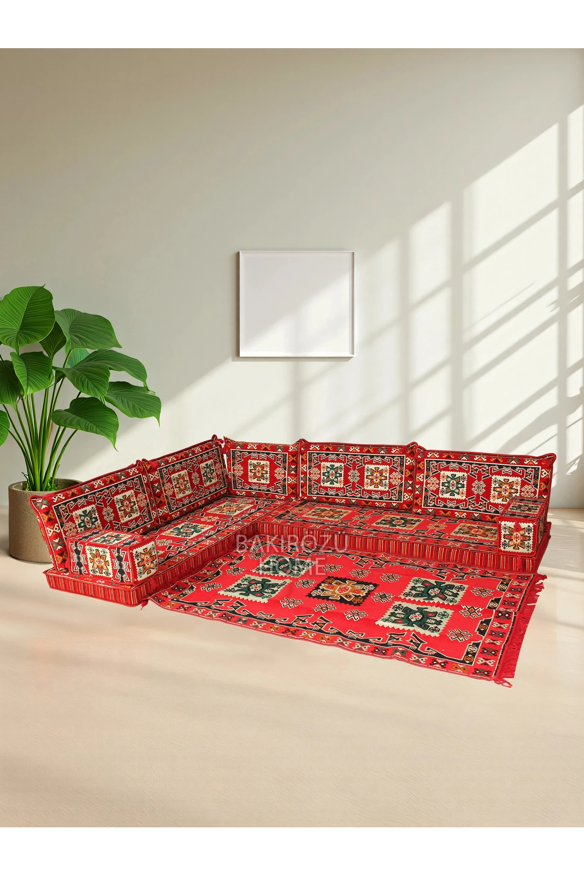 Şark Köşesi Takımı Bergama Modeli Koltuk Takımı Sünger Dahil 10 Parça