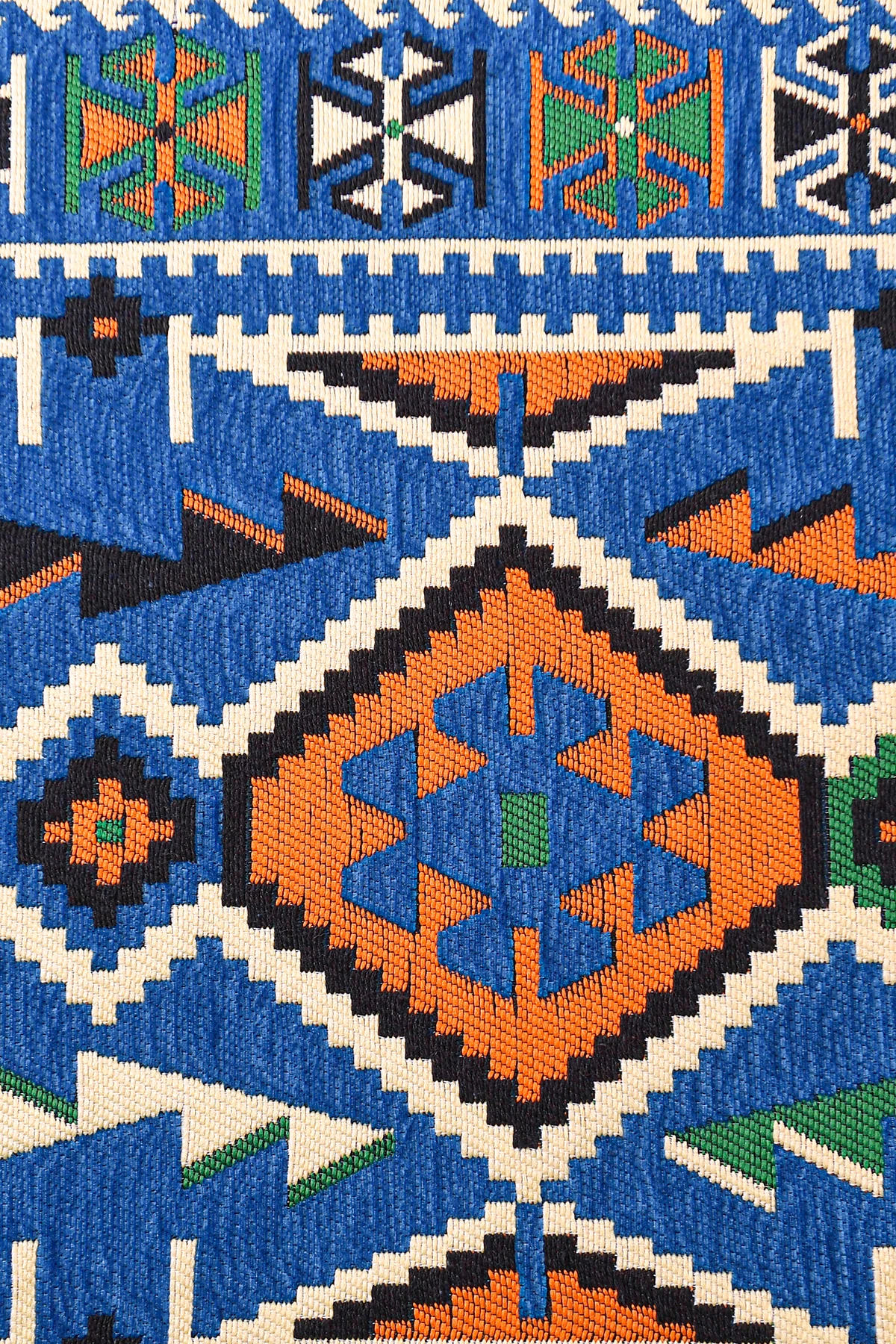 Şark Köşesi Takımı Konsepti Mavi Anadolu Modeli Koltuk Takımı Sünger Dahil (15 Parça)