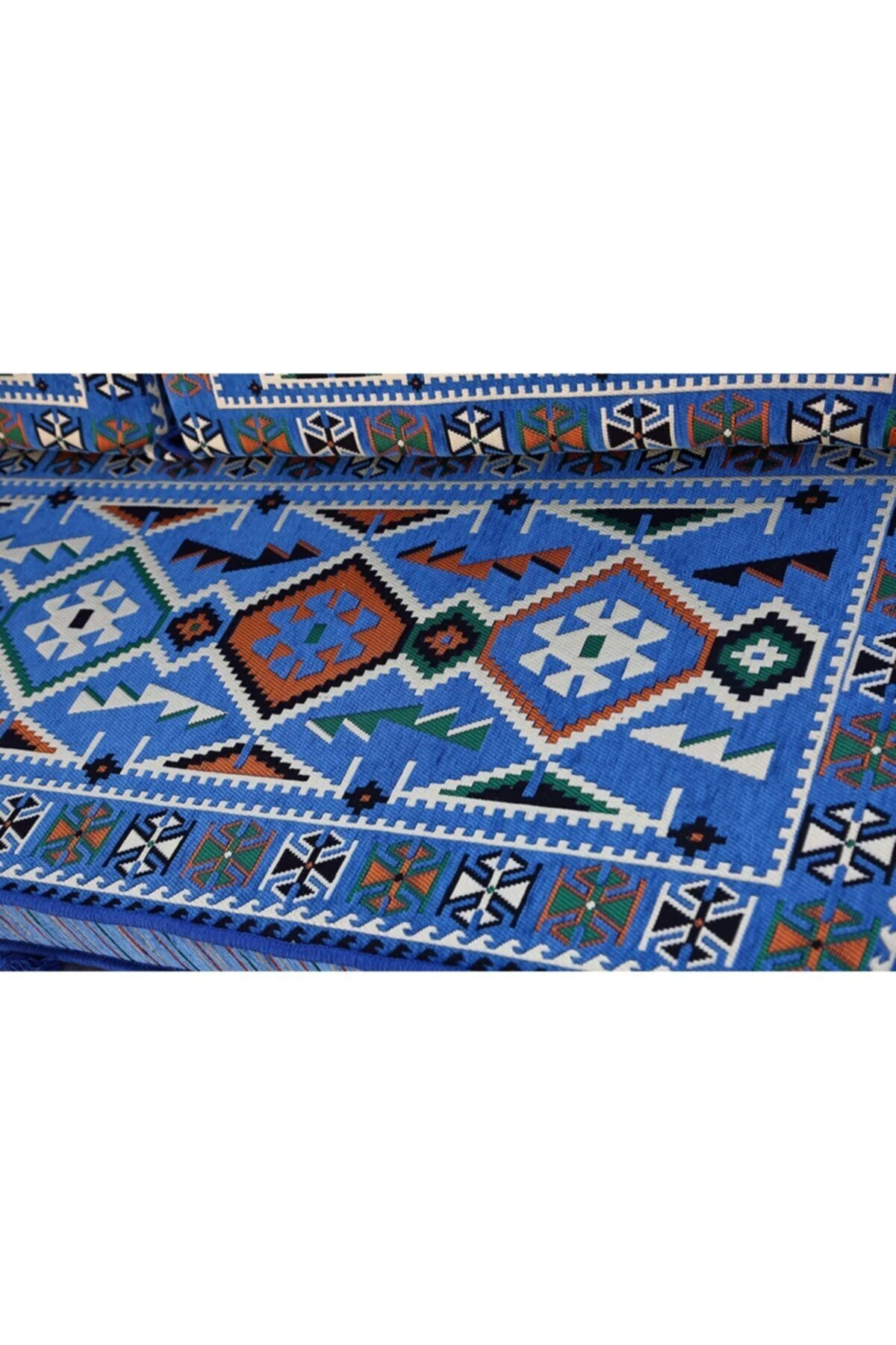 1.kalite Şark Köşesi Takımı Konsepti Anadolu Mavi Modeli Sünger Dahil (13 Parça)