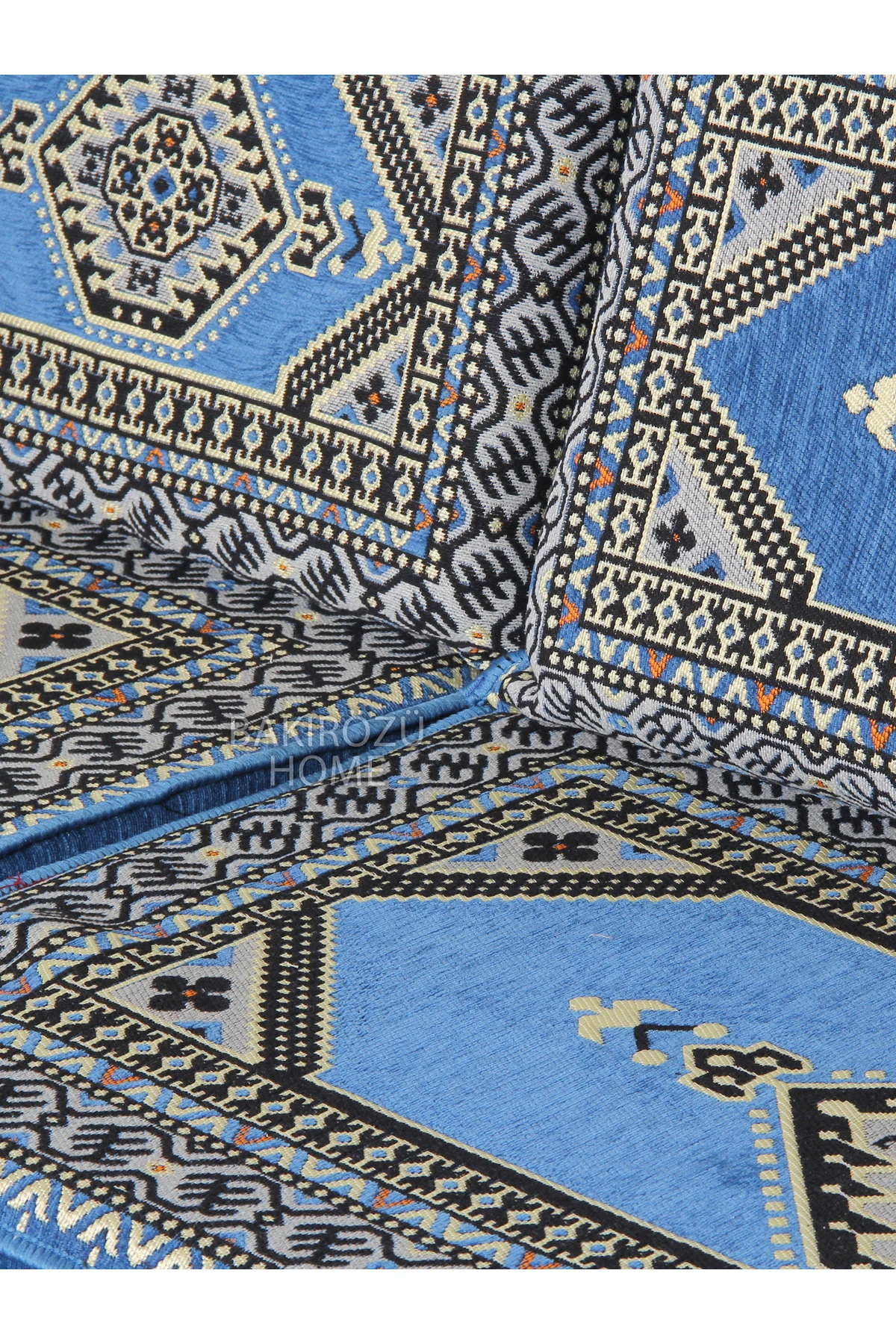 Şark Köşesi Takımı (20 CM MİNDER KALINLIĞI) Mavi Yahyalı Modeli 14 Parça