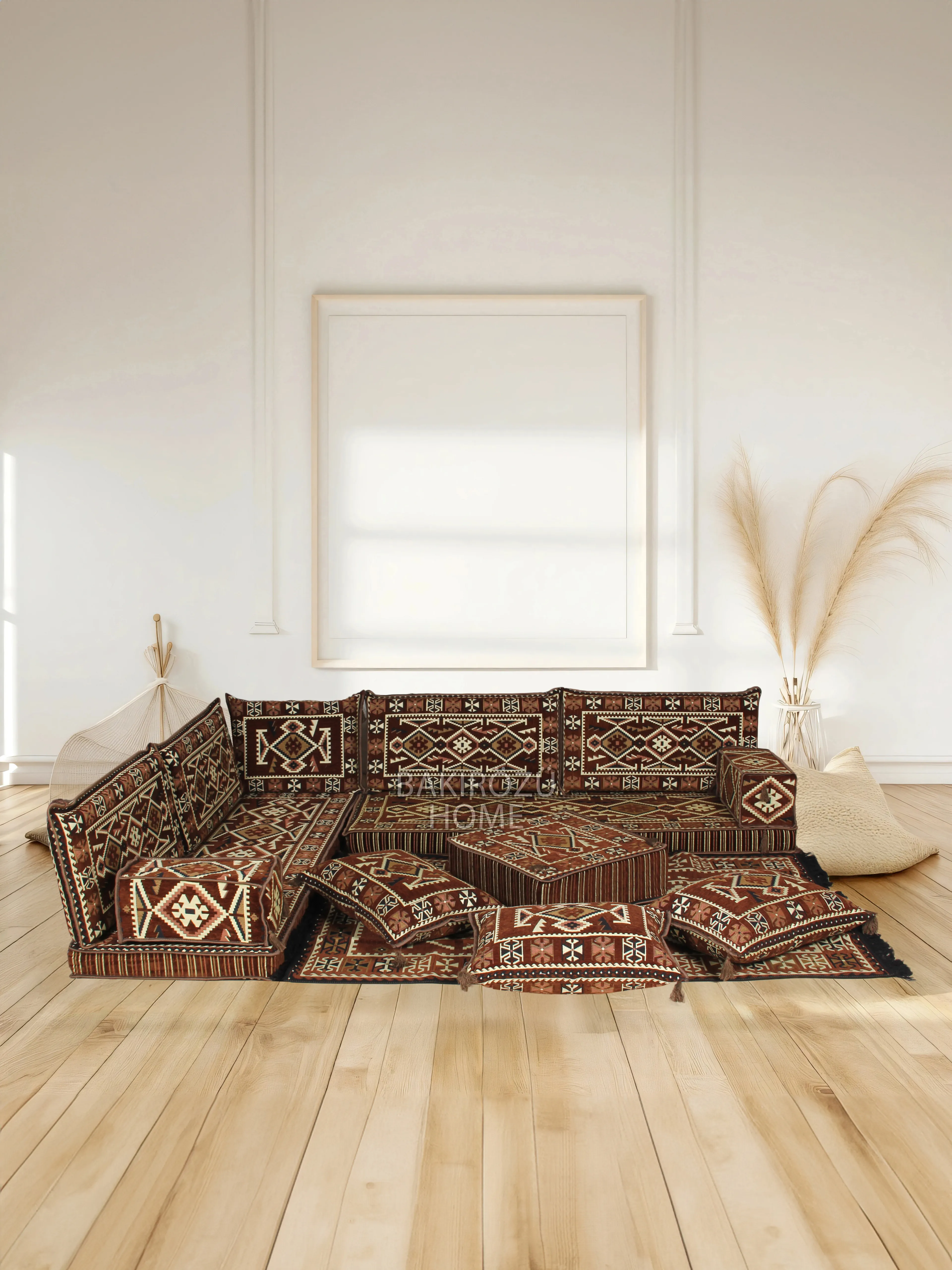 Şark Köşesi Takımı Anadolu Modeli Koltuk Takımı Sünger Dahil 14 Parça