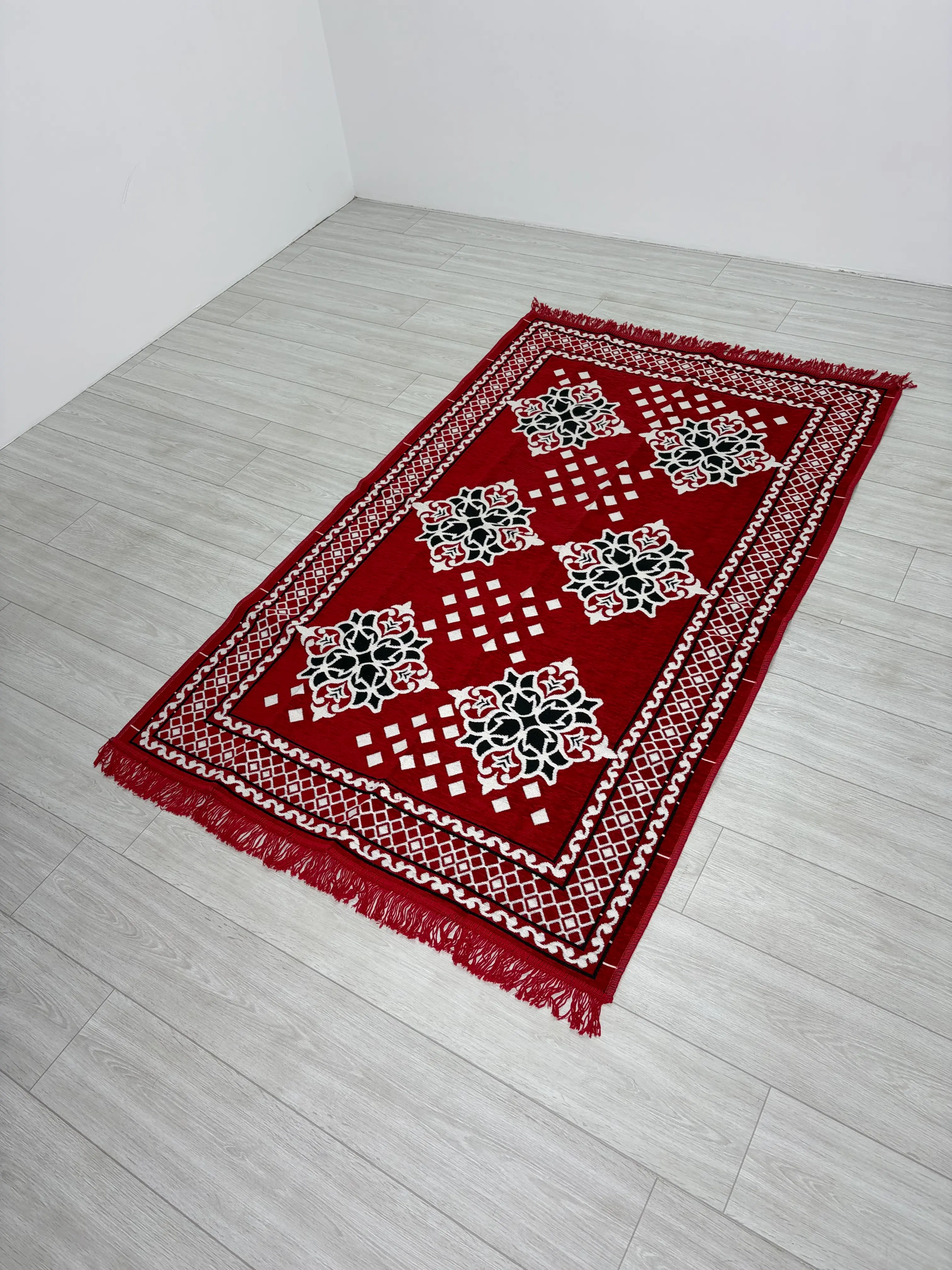 Pamuk Polyester Karışımlı Modern Otantik Kilim - Atlantis Modeli Yıkanabilir Kilim